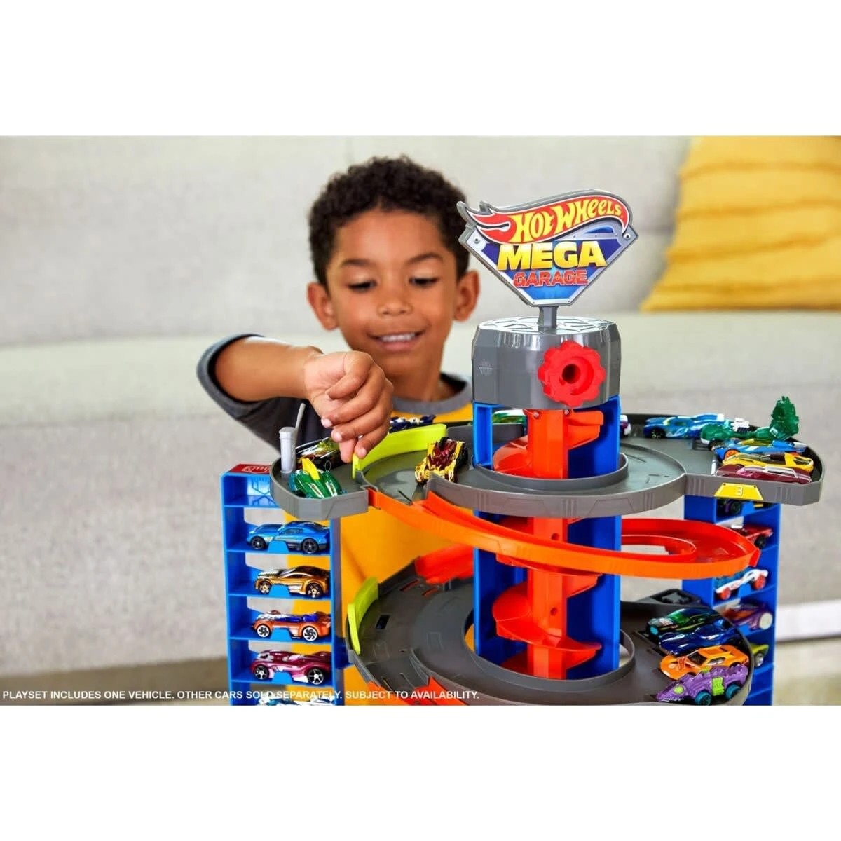 6 ​Hot Wheels City Mega Garage Playset, 6 of 7