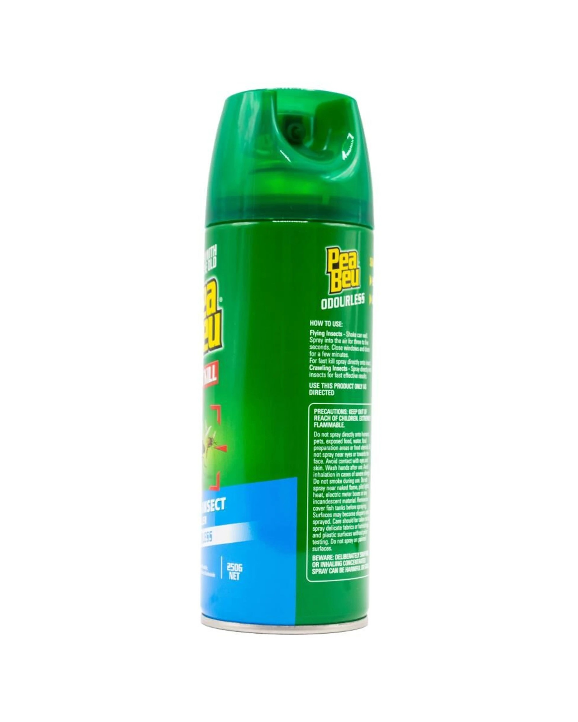4 Pea Beu Odourless Insect Killer Spray 6 Pack Fast Killing Aerosol 250g - Multi, 4 of 5