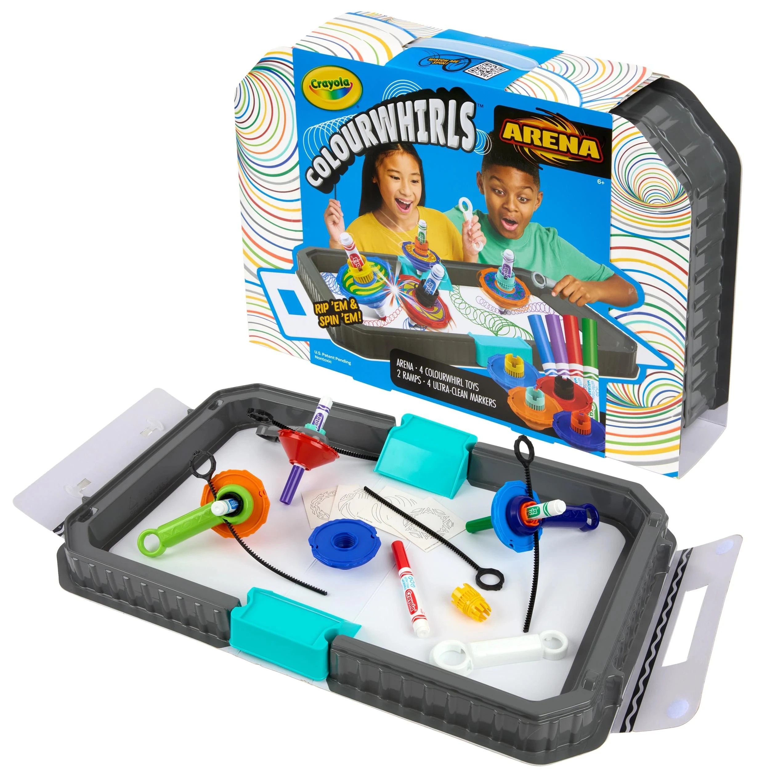 1 Crayola Colourwhirls Battle Arena - Multi, 1 of 10