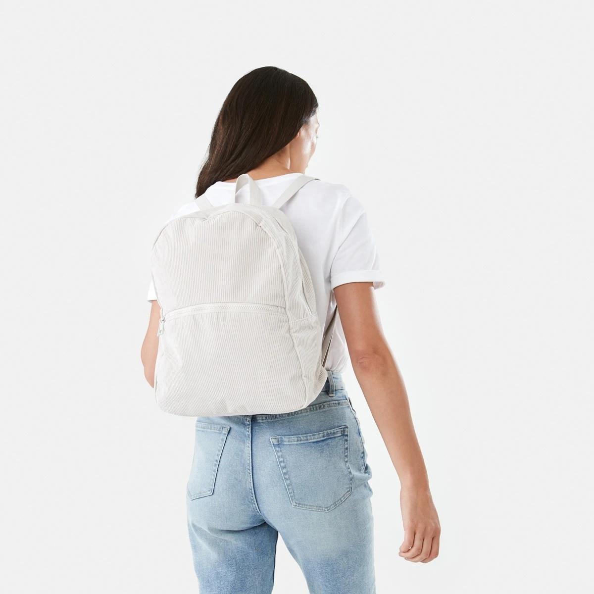 5 Corduroy Backpack Lt Stone, 5 of 5
