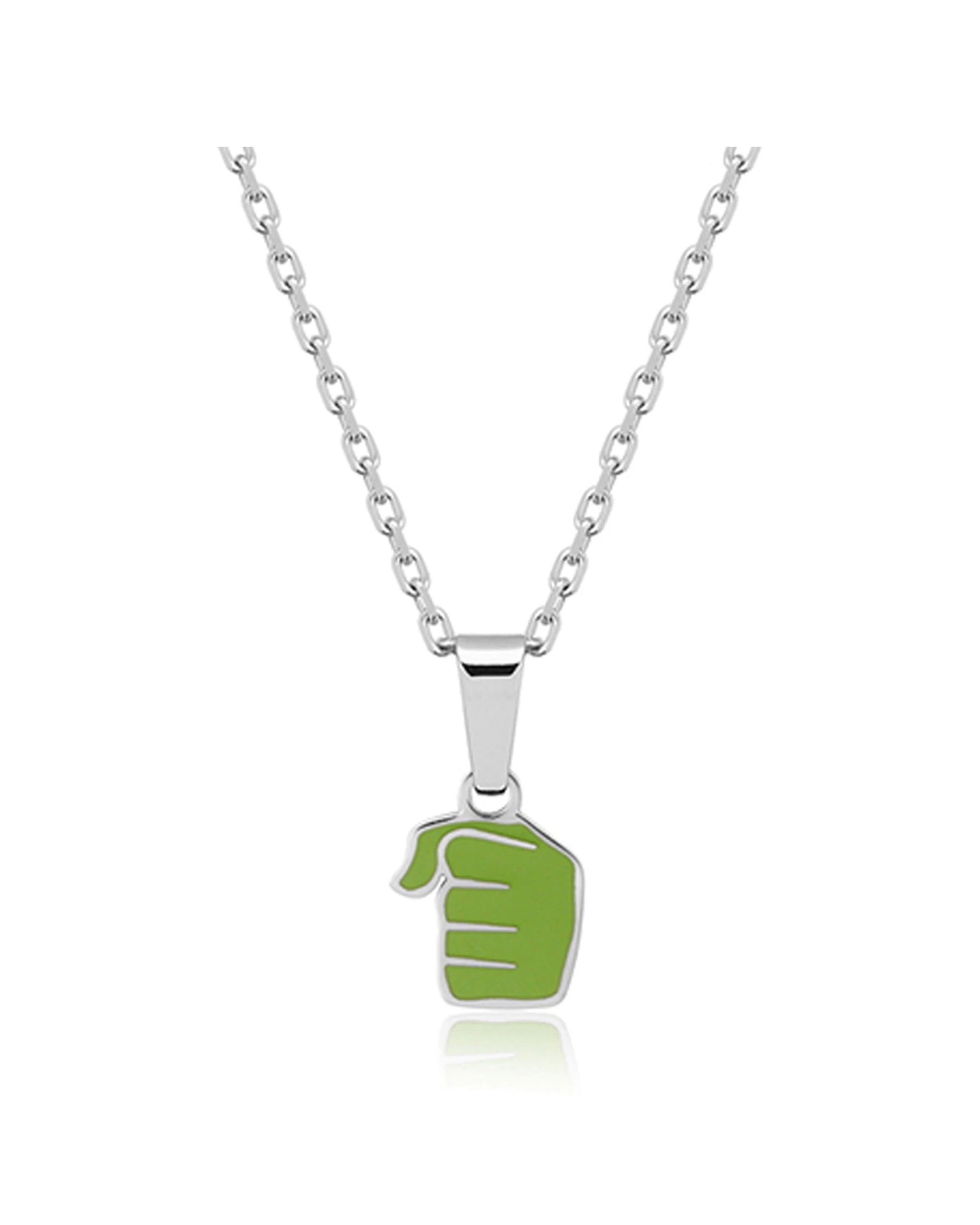 2 Couture Kingdom Ecc Marvel Hulk Character Stainless Steel Pendant Necklace - Multi, 2 of 3