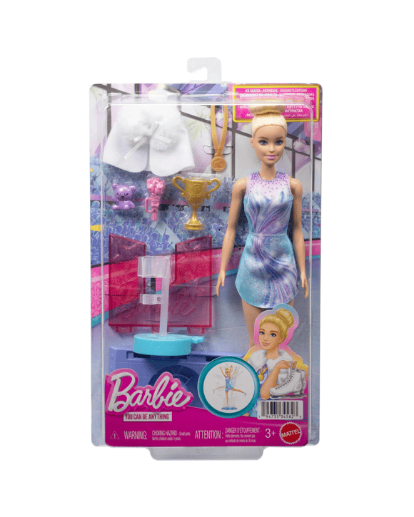 Barbie Ice Skating Doll and Accessories
