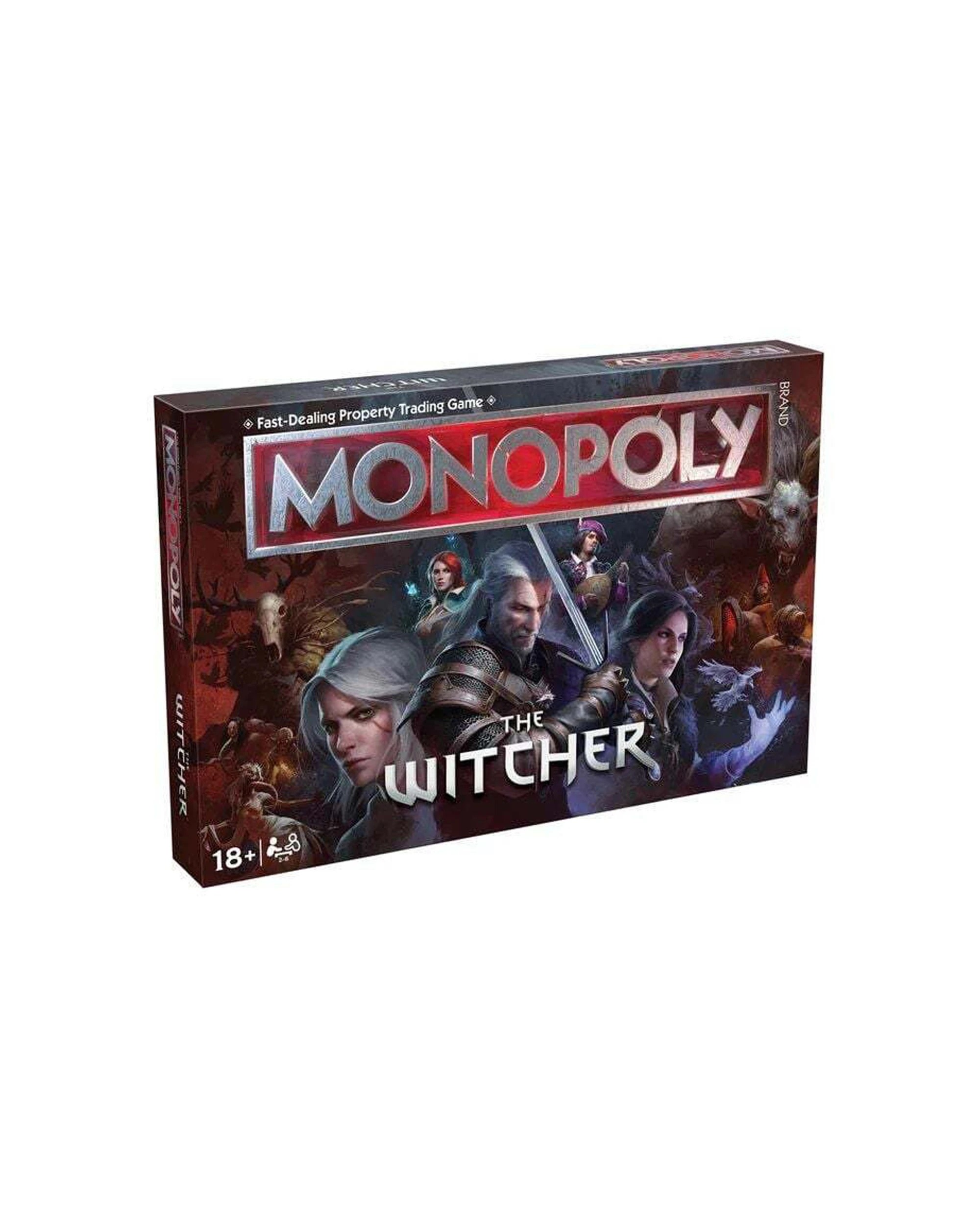 1 MONOPOLY The Witcher Party Tabletop Board Game Fantasy Strategy - Multi, 1 of 1