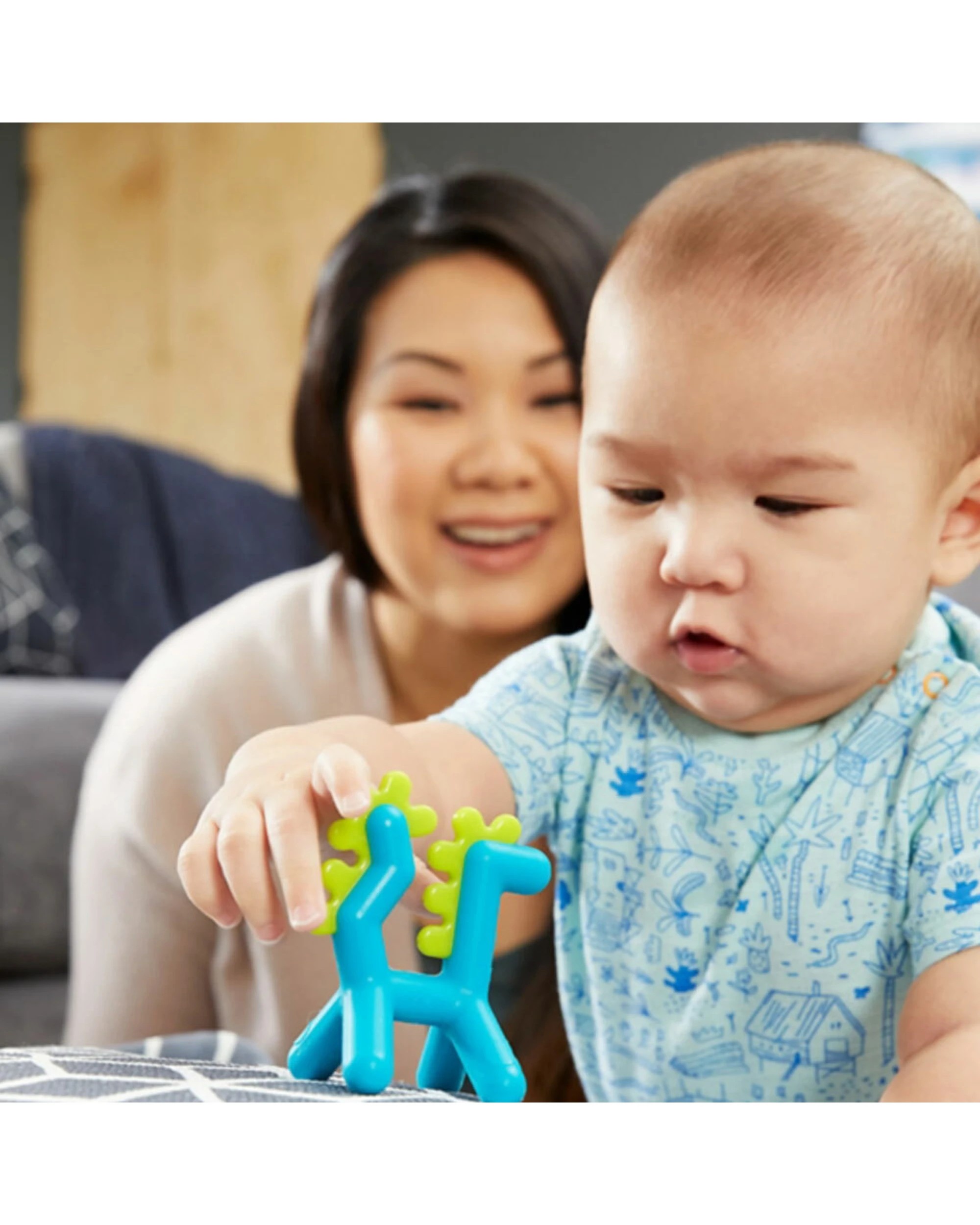 4 Boon Growl 4PK Silicone Baby Teethers Set - Multi, 4 of 6