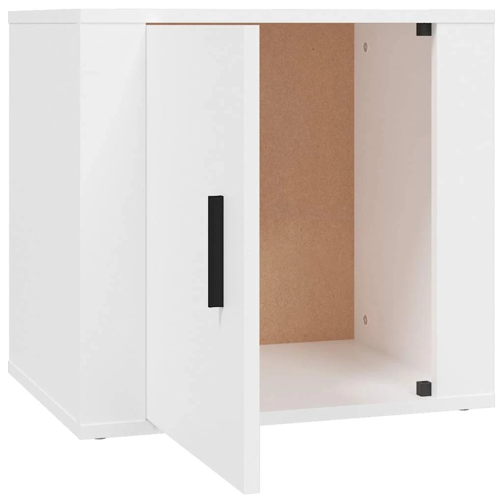 8 vidaXL bedside cabinet Ample Storage - White, 8 of 9