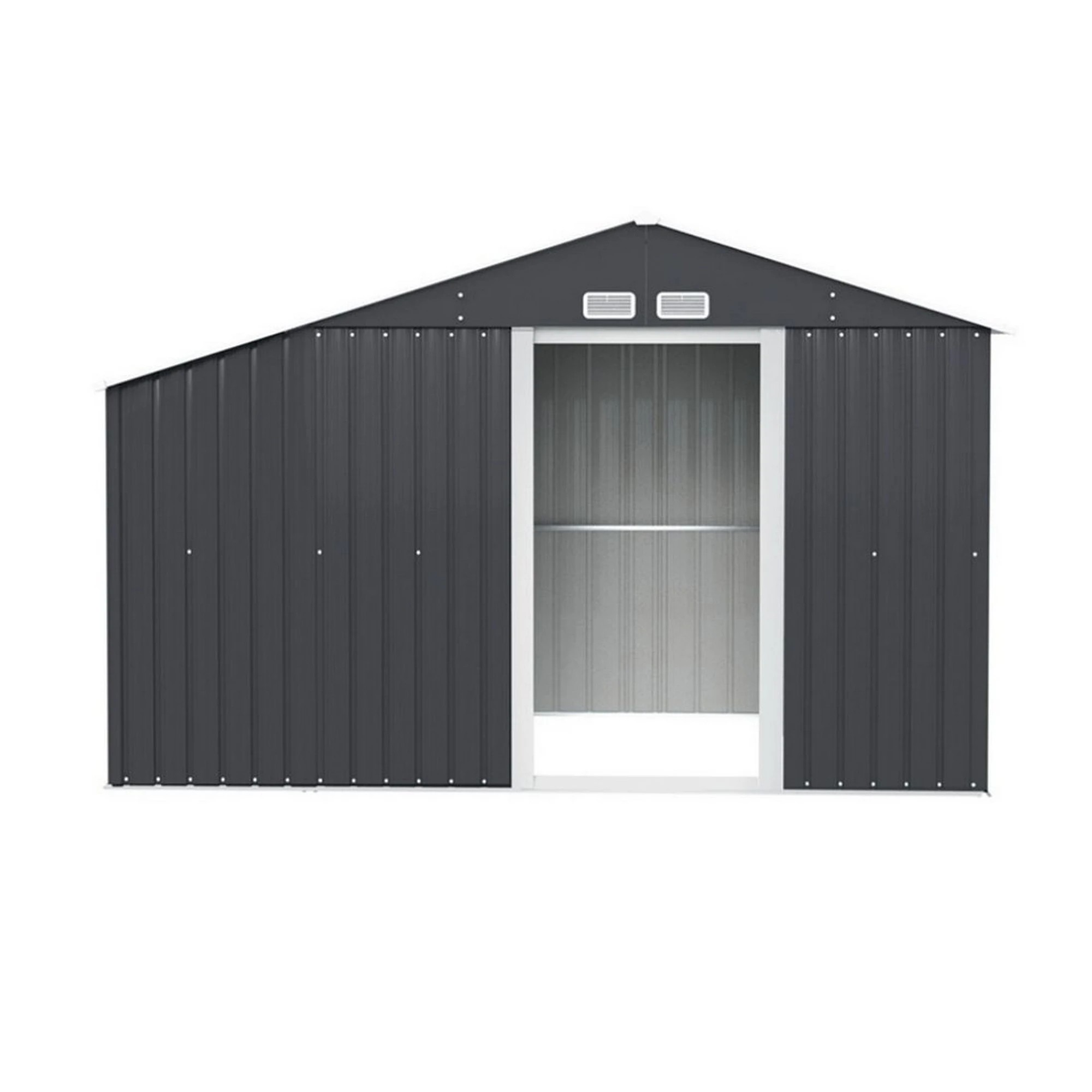 4 Giantz Garden Shed Outdoor Storage Tool Workshop House Shelter - Grey, 4 of 7