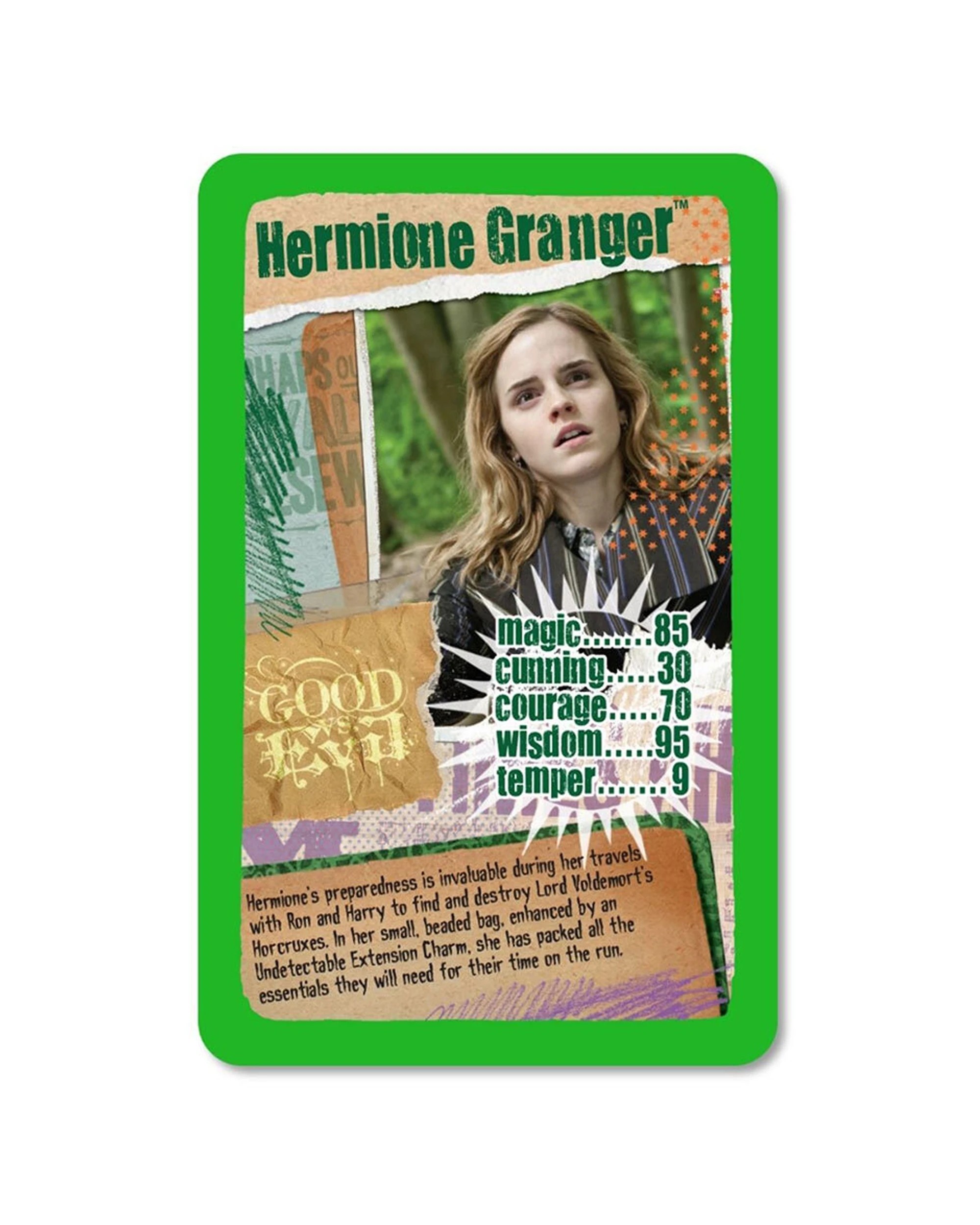 2 TOP TRUMPS Harry Potter And The Deathly Hallows Part 1 Card Game - Green, 2 of 5