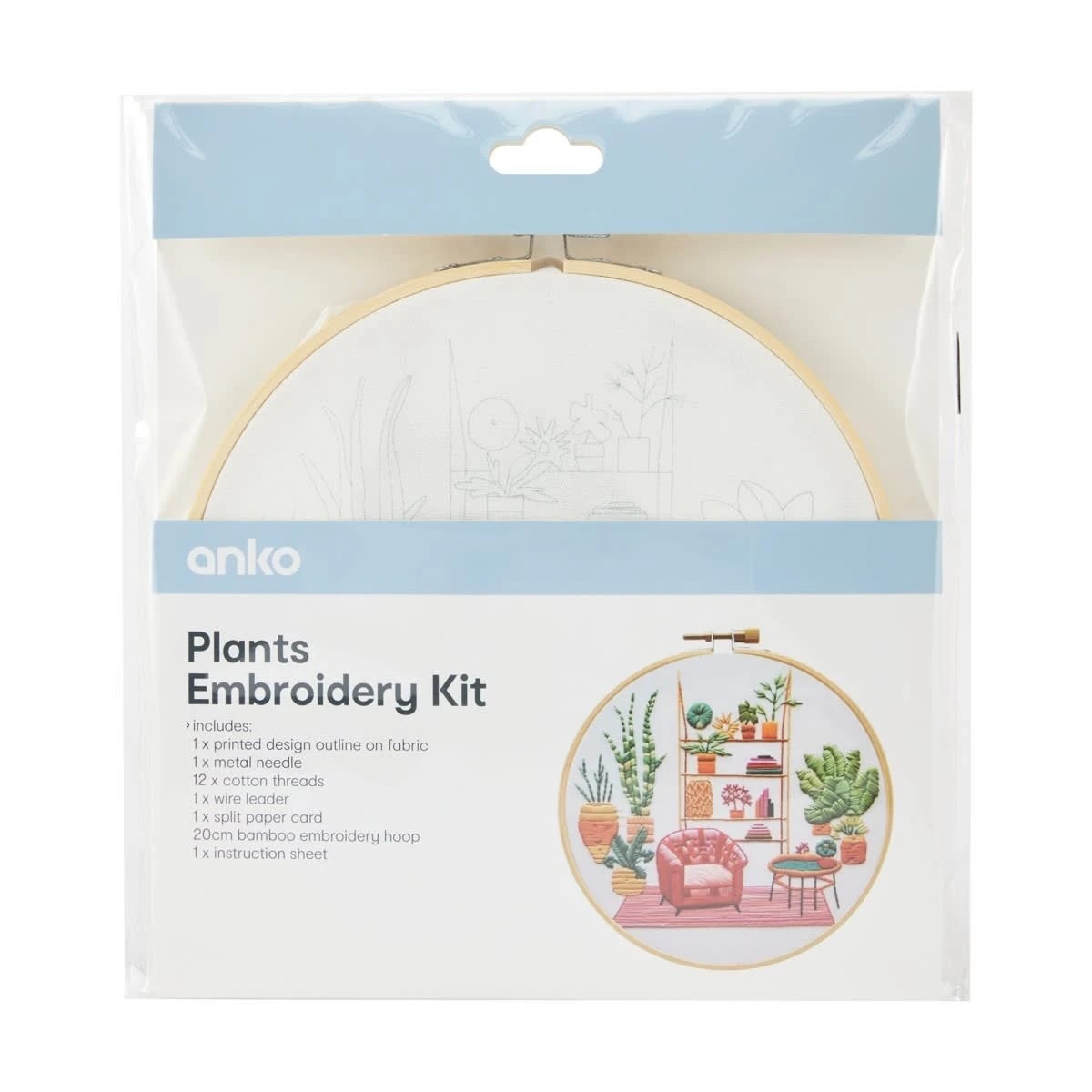 1 Plants Embroidery Kit, 1 of 4