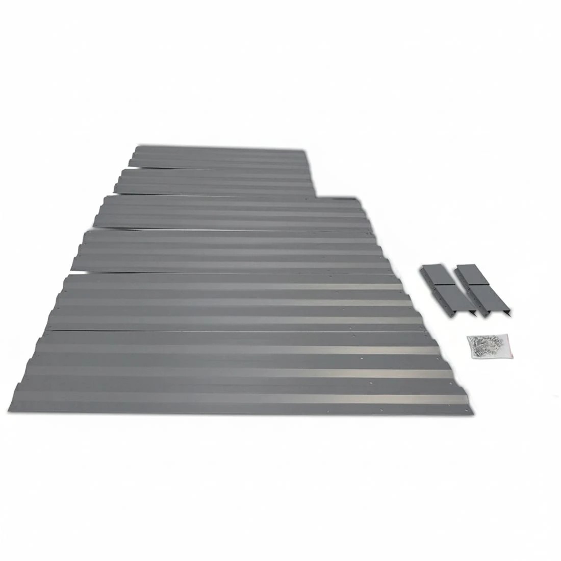 7 Green Fingers Garden Bed 150x90cm Planter Box Raised Container Galvanised Steel - Grey, 7 of 8