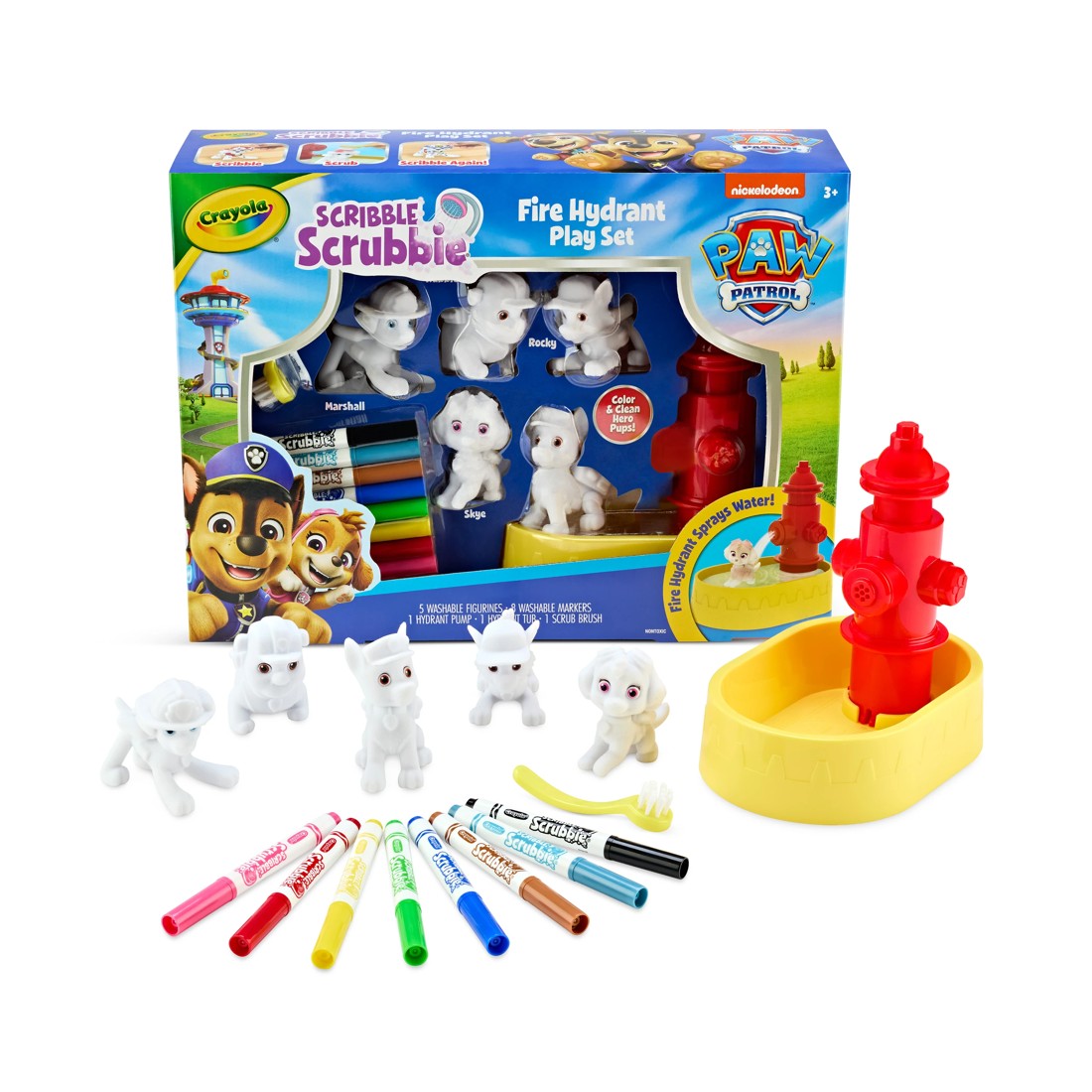 2 PAW Patrol Crayola Scribble Scrubbie Fire Hydrant Play Set, 2 of 3