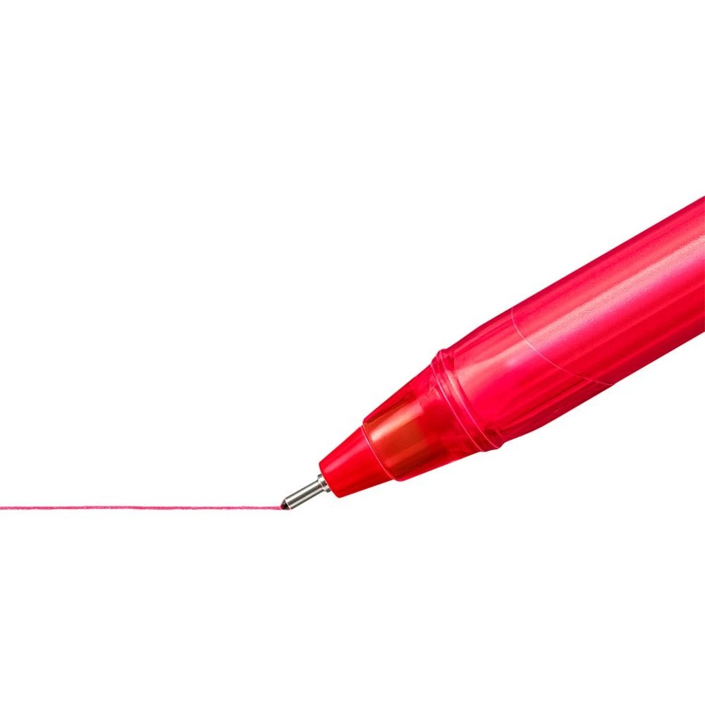 4 Staedtler Stick 4320 Triangular Ballpoint Pen 0.7mm Red, 4 of 6