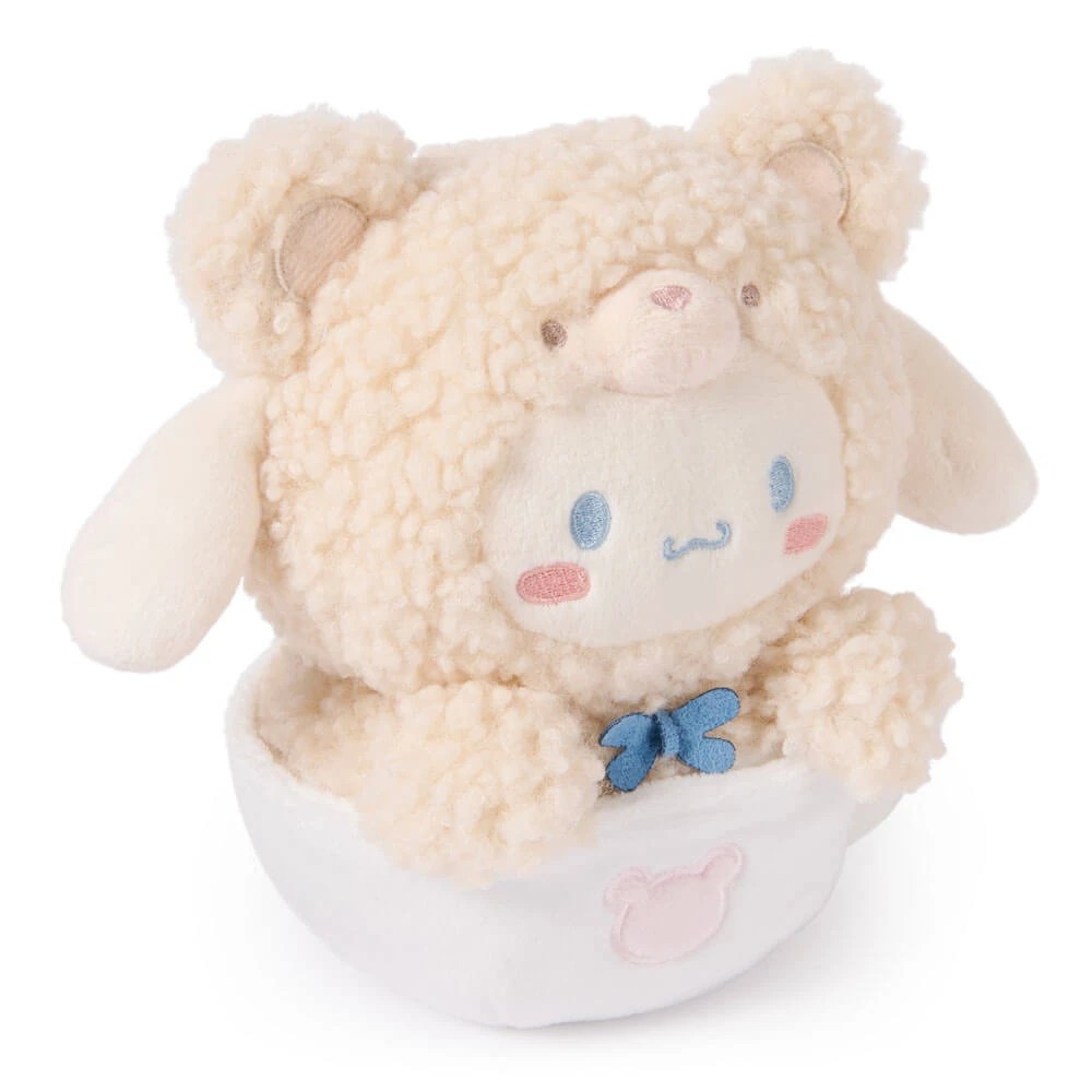 4 Gund Hello Kitty and Friends Cinnamoroll Latte Bear Small 15cm Plush, 4 of 5