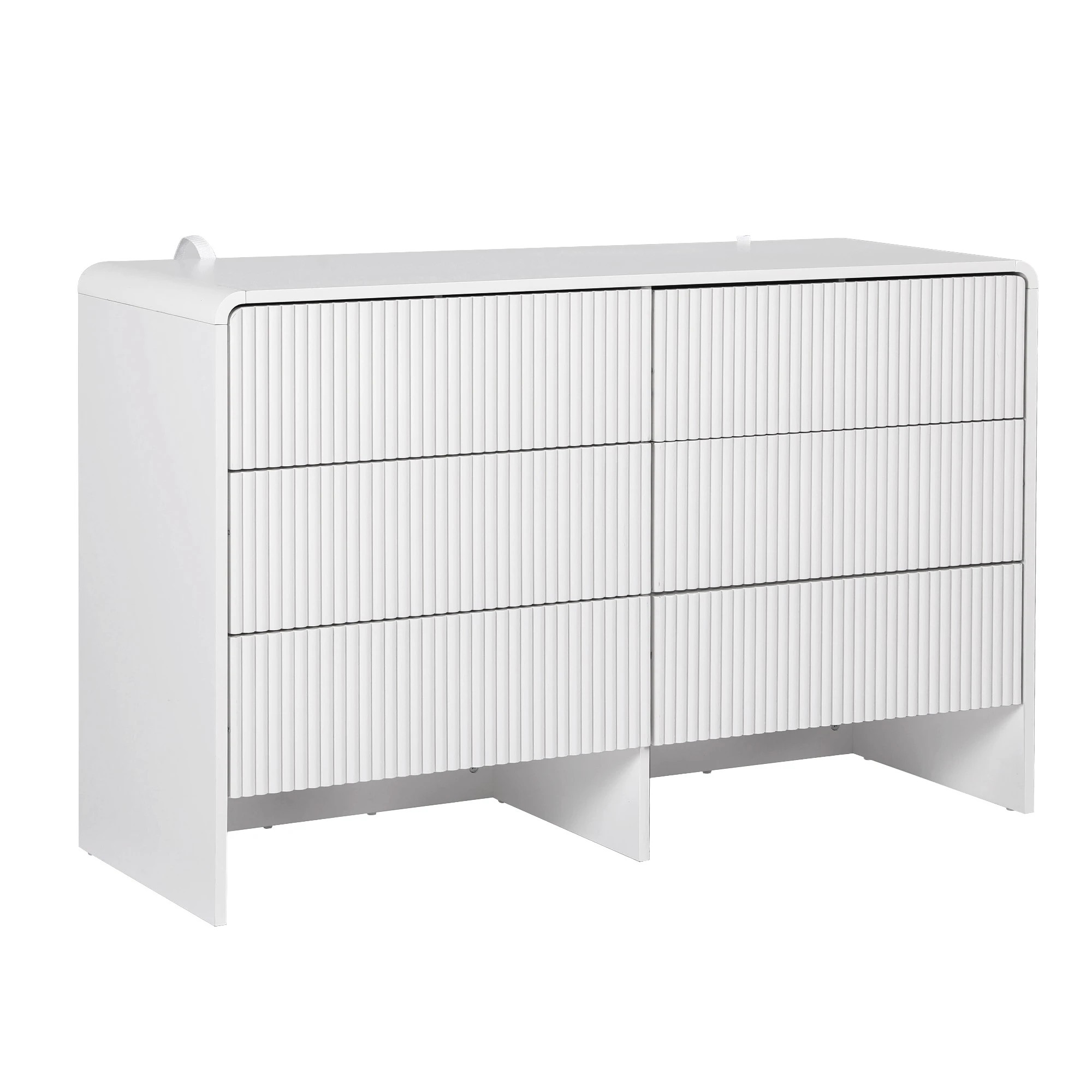 1 Artiss 6 Chest of Drawers Dresser Cabinet - Beige, 1 of 3