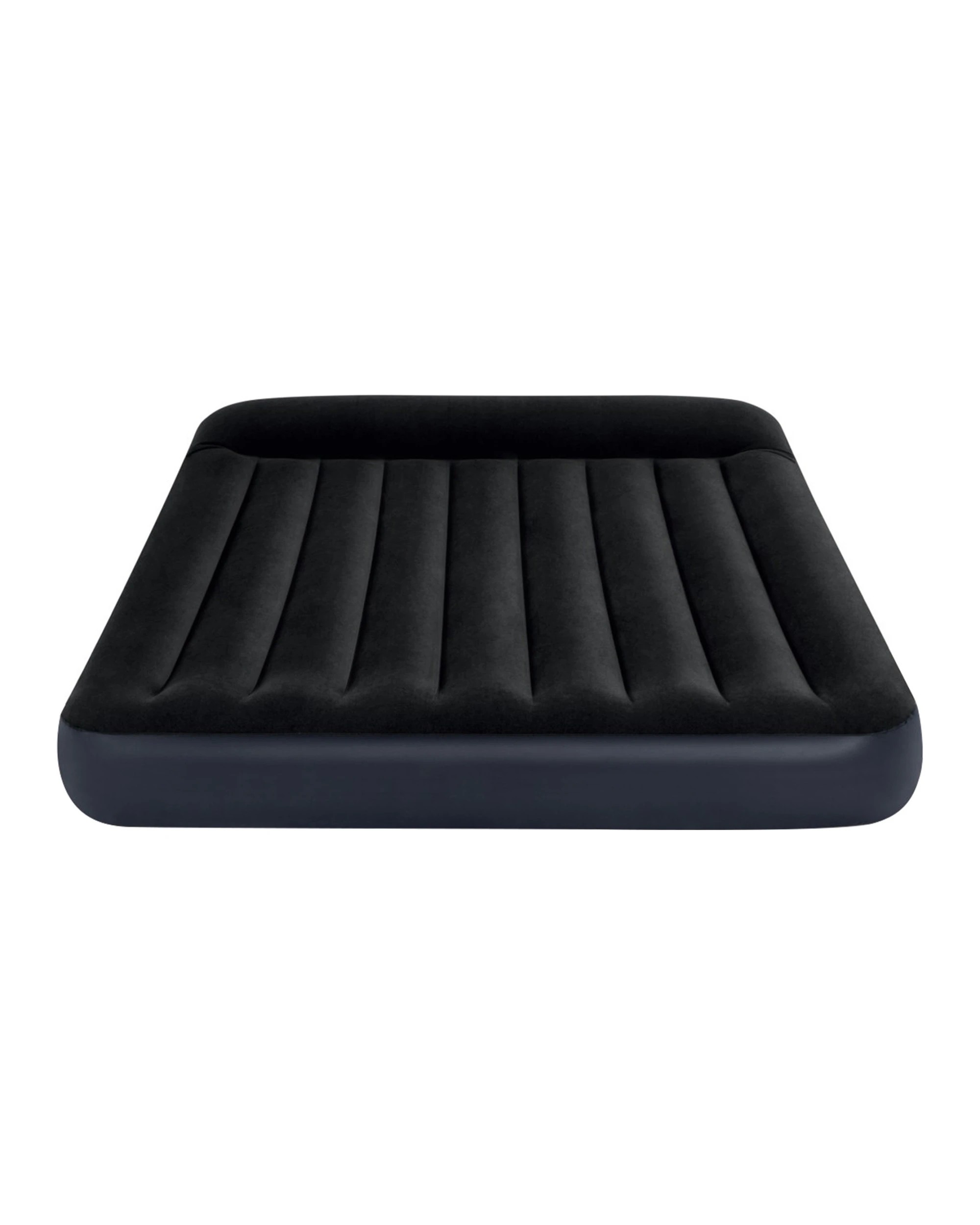 6 Intex Dura Beam Classic Inflatable Queen Airbed Mattress with Pillow Rest - Black, 6 of 10