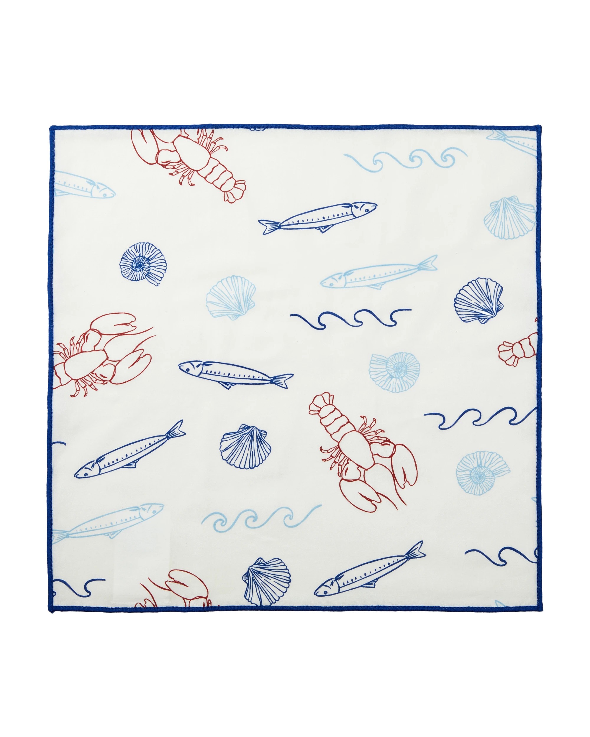 3 4 Pack Sardine Summer Napkins, 3 of 4