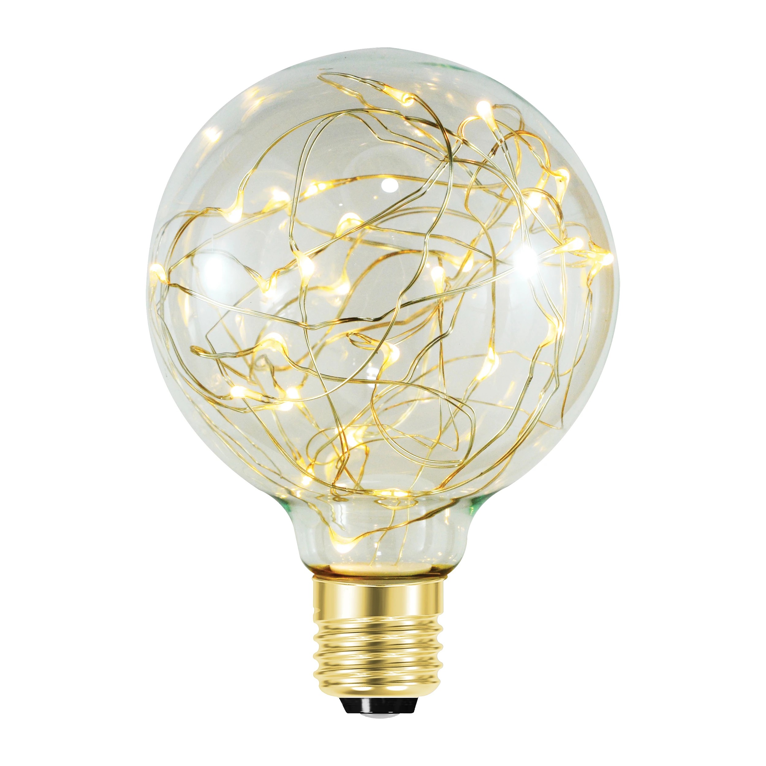 2 Mirabella E27 1.2W LED Warm White G95 Fairy Light Decorative Globe, 2 of 2