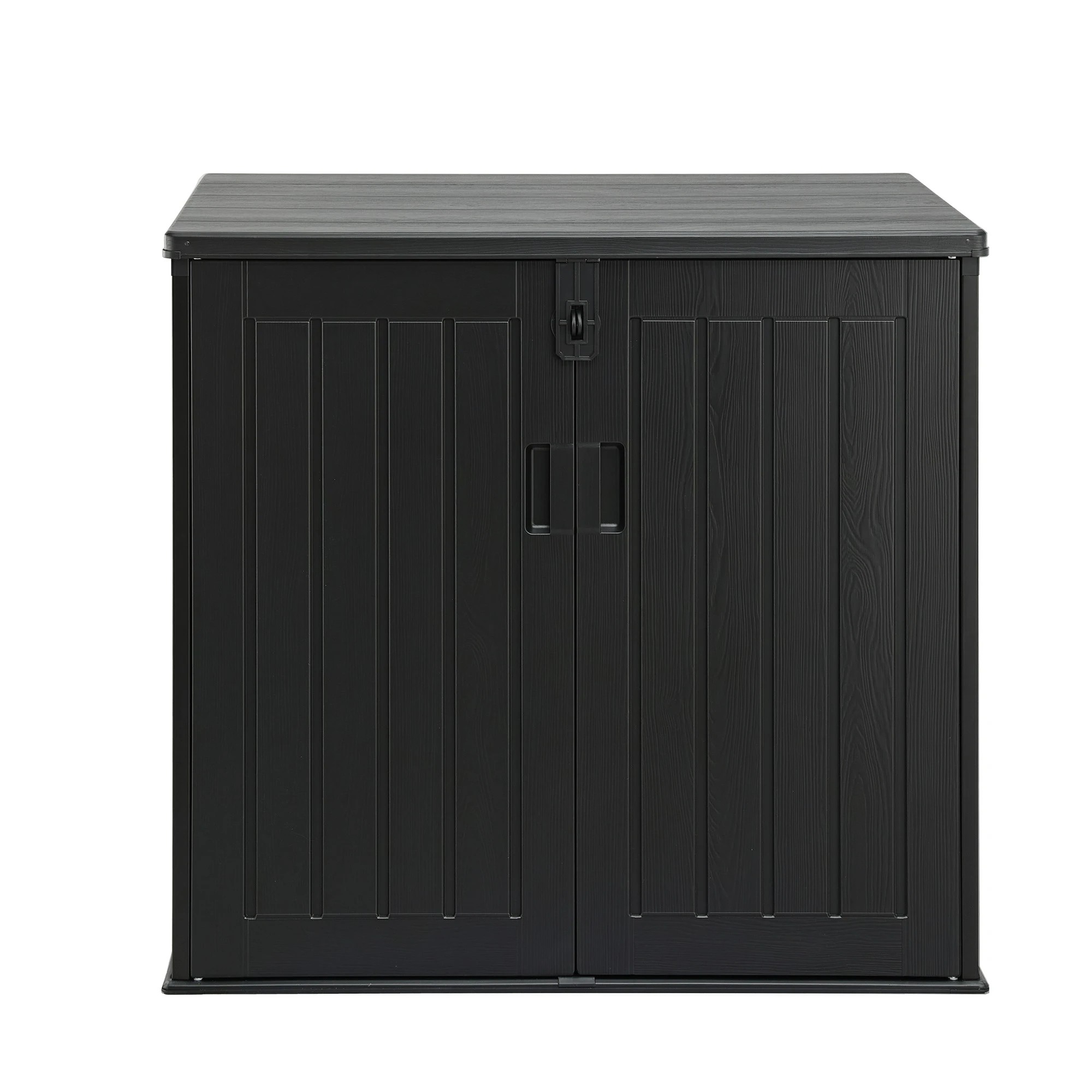3 Gardeon Outdoor Storage Box 775L Container Lockable Cabinet Tool Organizer Shed - Black, 3 of 8