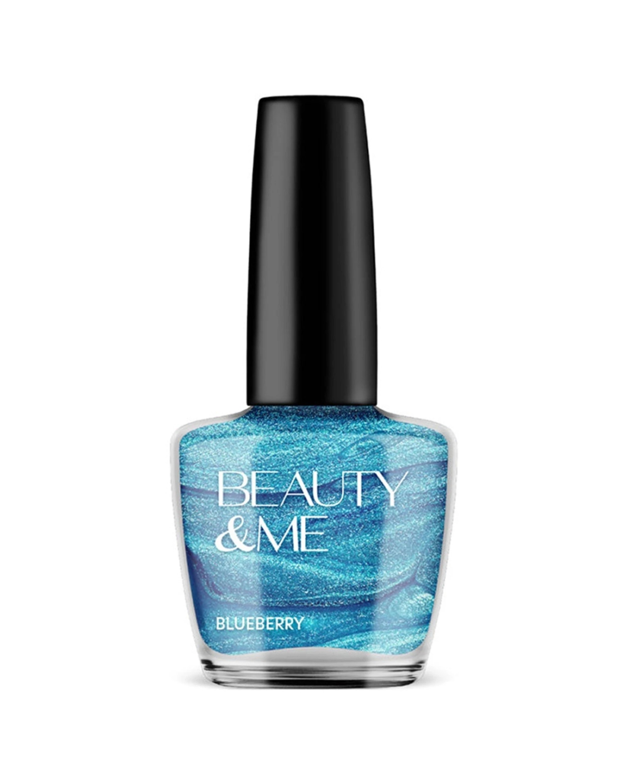 1 Beauty & Me Nail Polish 12ml - 55 'Blueberry' Two Tone Metallic Bright - Blue, 1 of 1