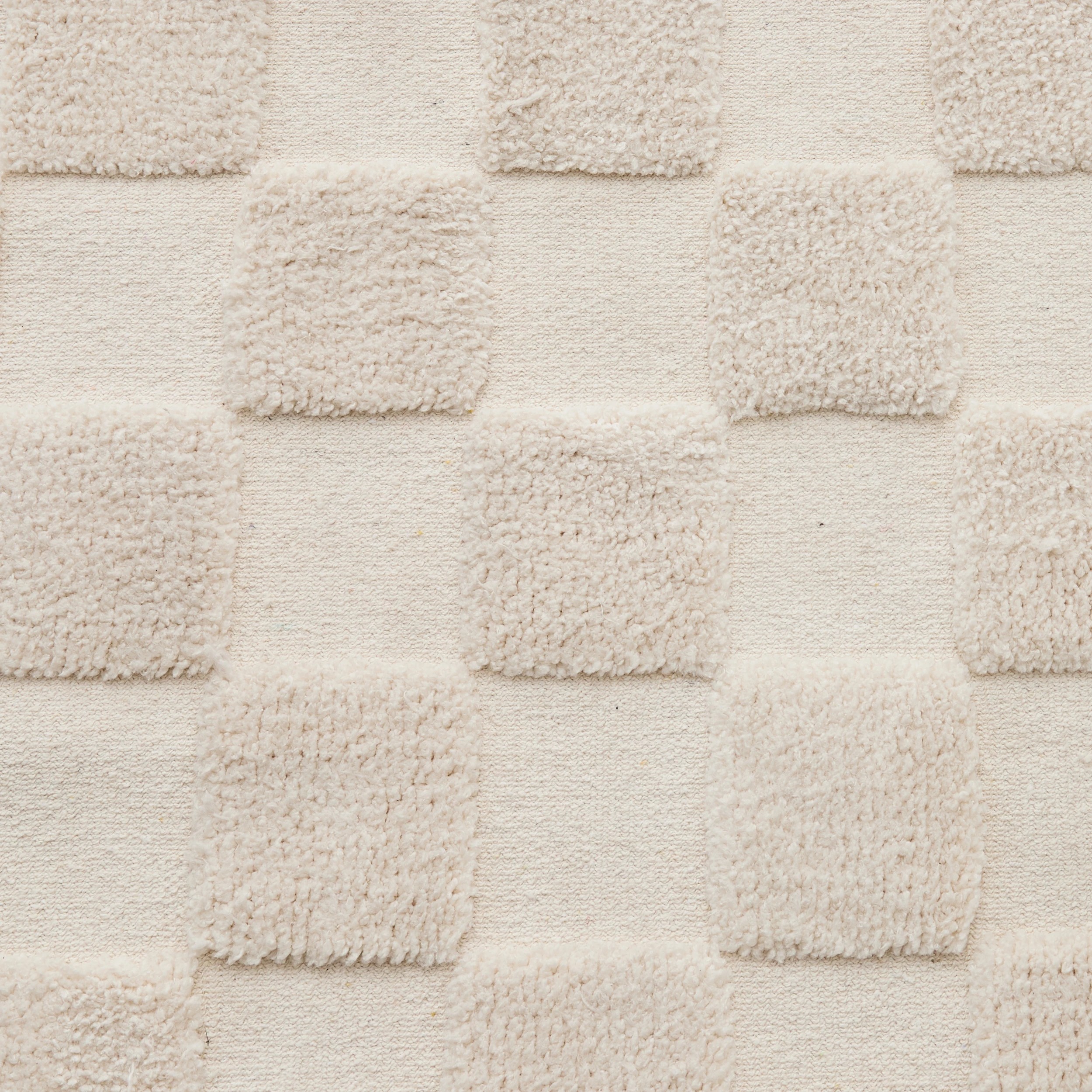 4 Check Rug - Natural, Large - 235cm x 160cm, 4 of 7