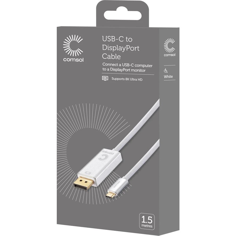 3 Comsol USB-C to DisplayPort 8K Cable 1.5m, 3 of 3