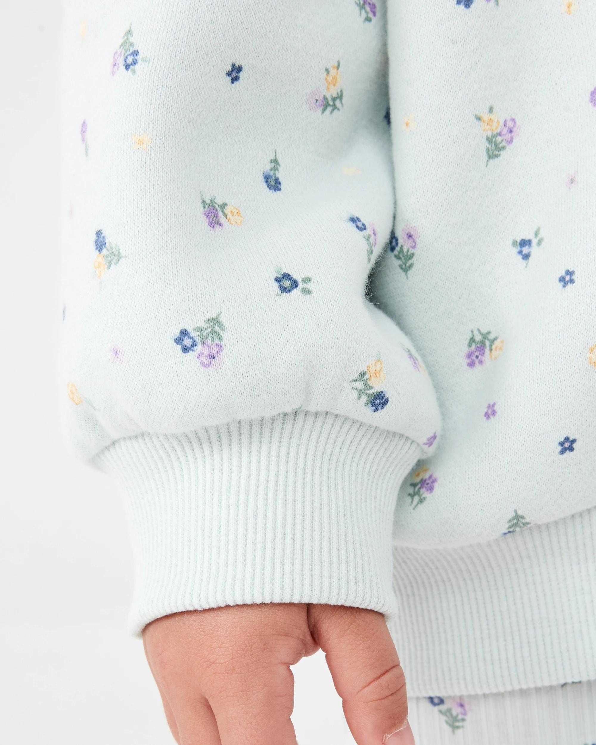 5 Oversized Crew Neck Top and Legging Set Blu Flrls, 5 of 7