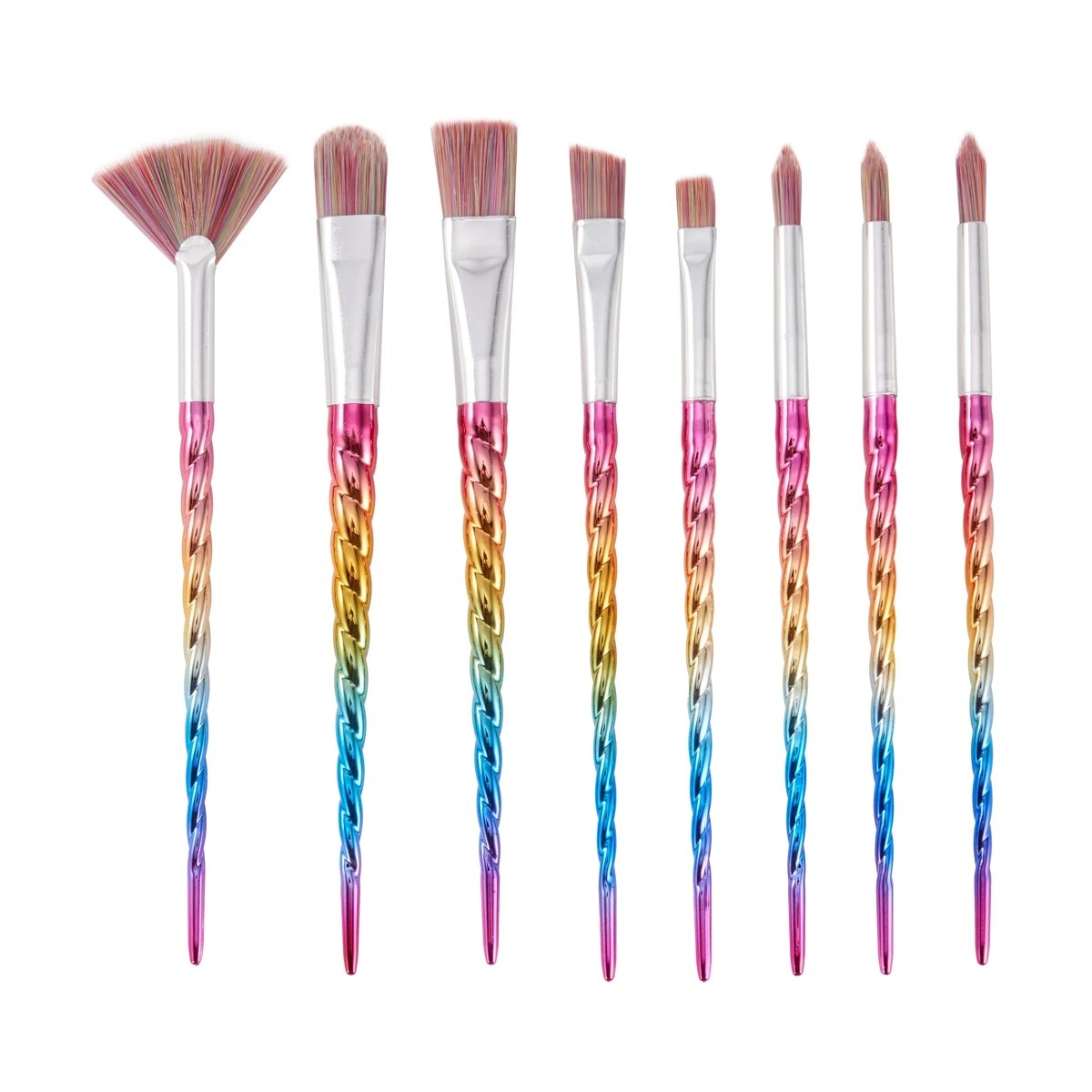 3 8 Pack Paint Brush Set - Iridescent, 3 of 5