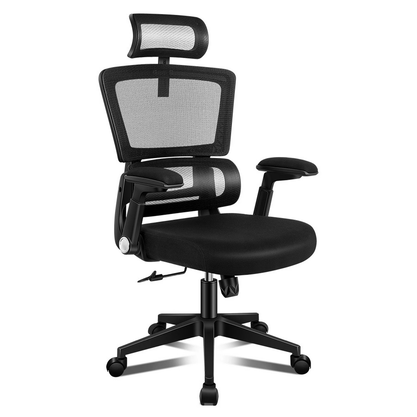 1 Alfordson Mesh Office Chair Executive Computer Chairs Study Work Gaming Seat - Black, 1 of 10