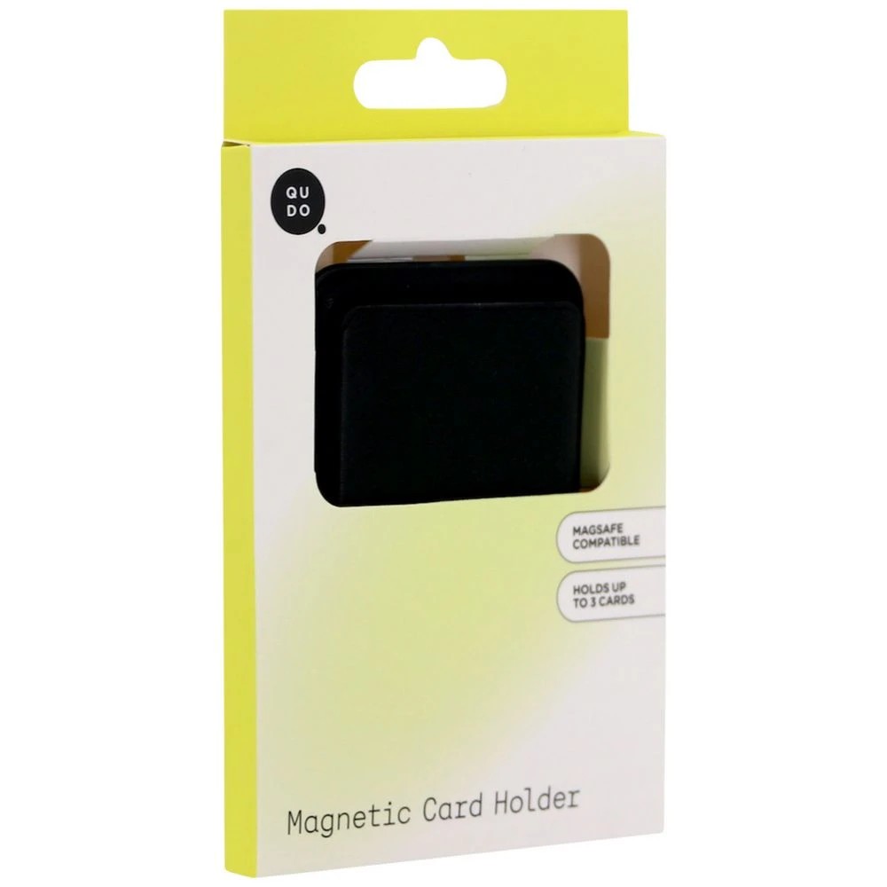 6 Qudo Magnetic Card Holder Black, 6 of 7