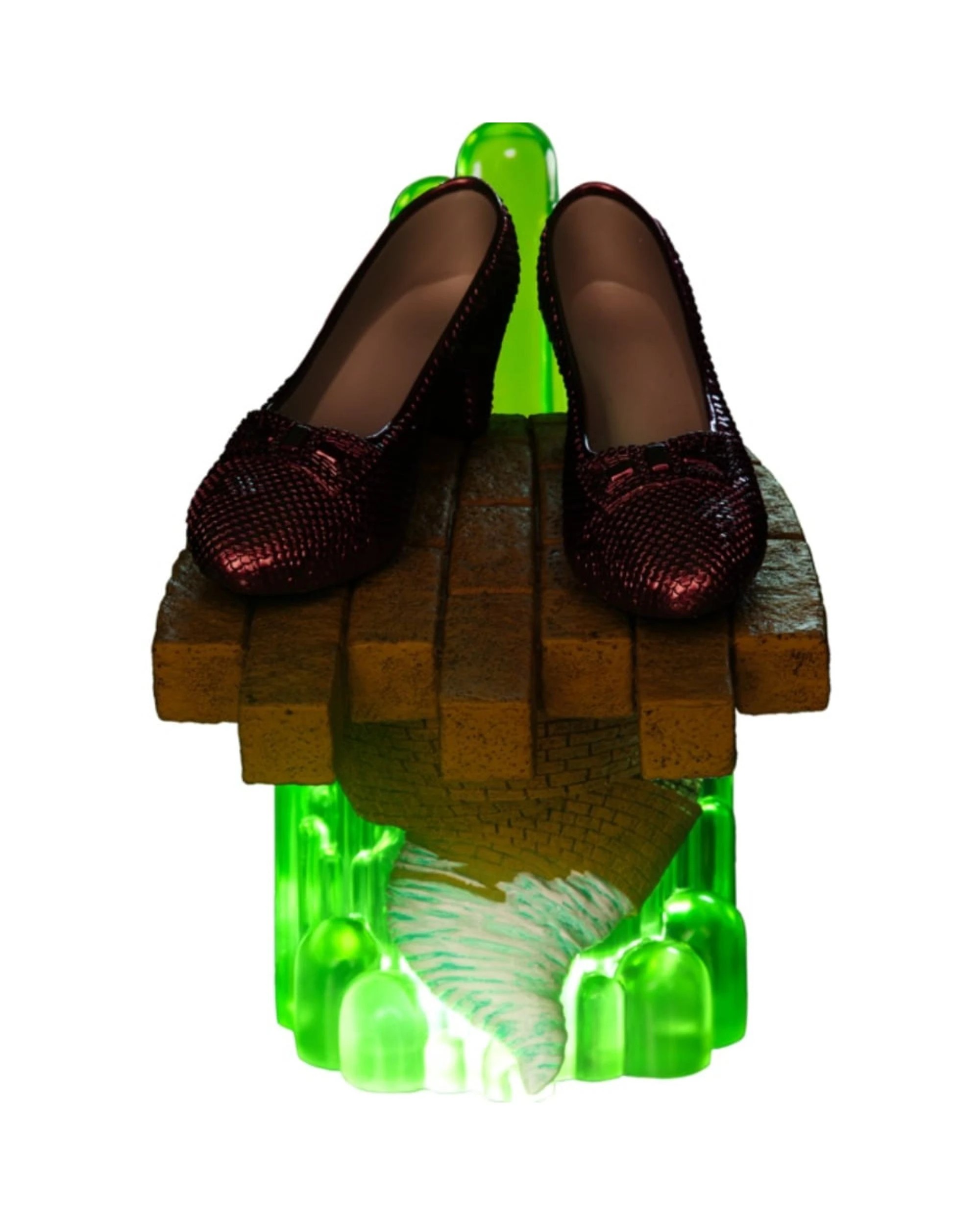 2 The Wizard of Oz Ruby Slippers 1/2 Scale Replica with Light-up Stand, 2 of 5