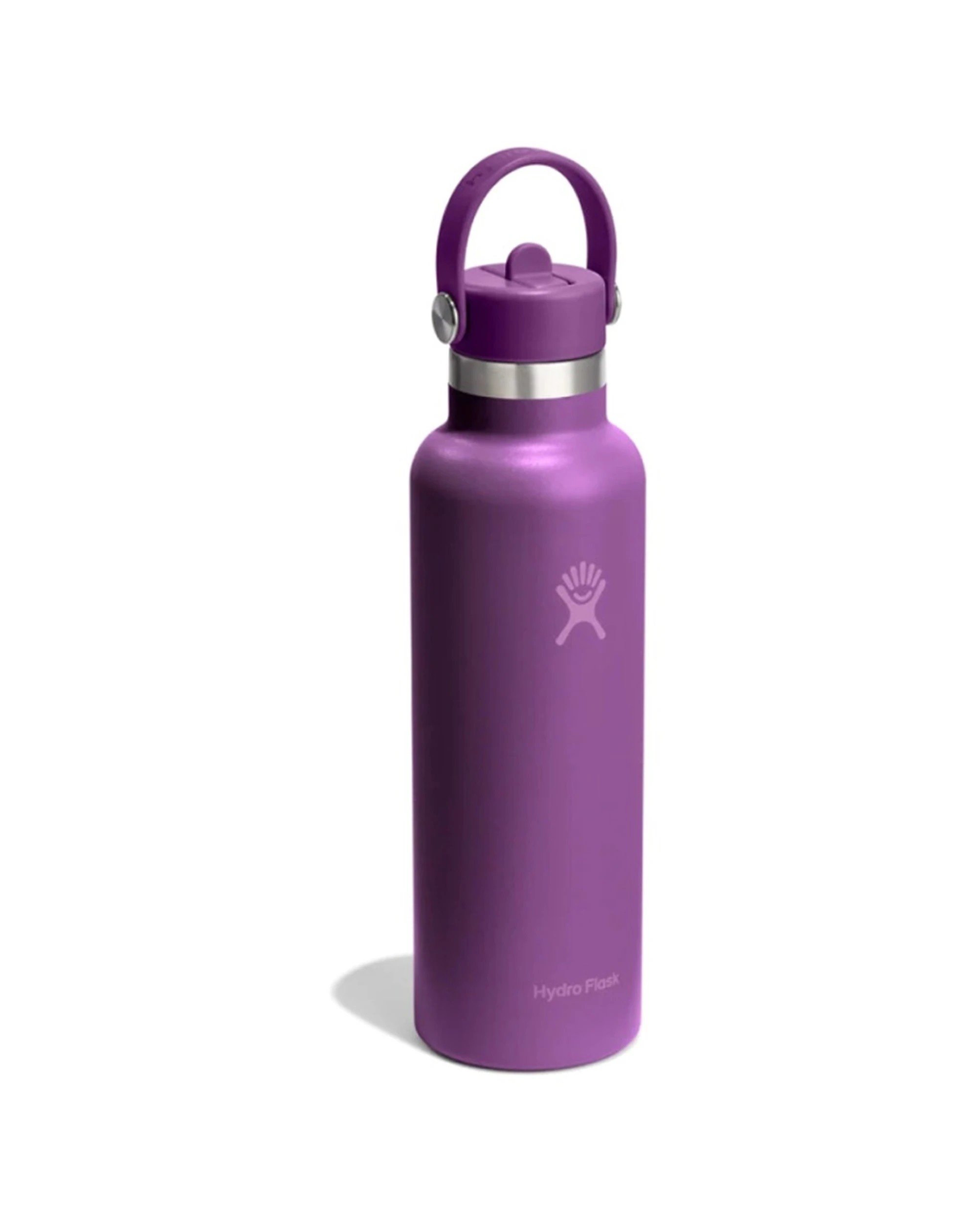 2 Hydro Flask Standard Flex Straw Cap Insulated Drink Bottle Leakproof 21oz Plum - Purple, 2 of 2