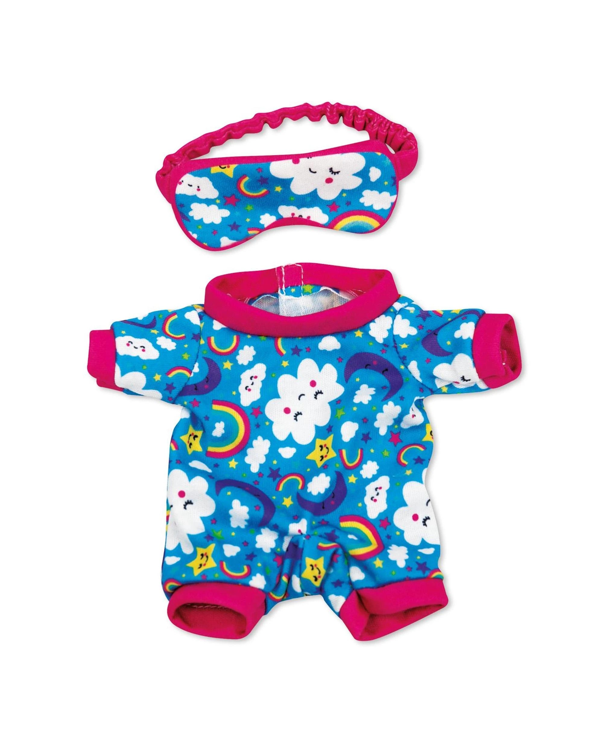 1 Casdon Build-A-Bear Workshop Nighttime Onesie Clothing Accessory Pack - Blue, 1 of 5