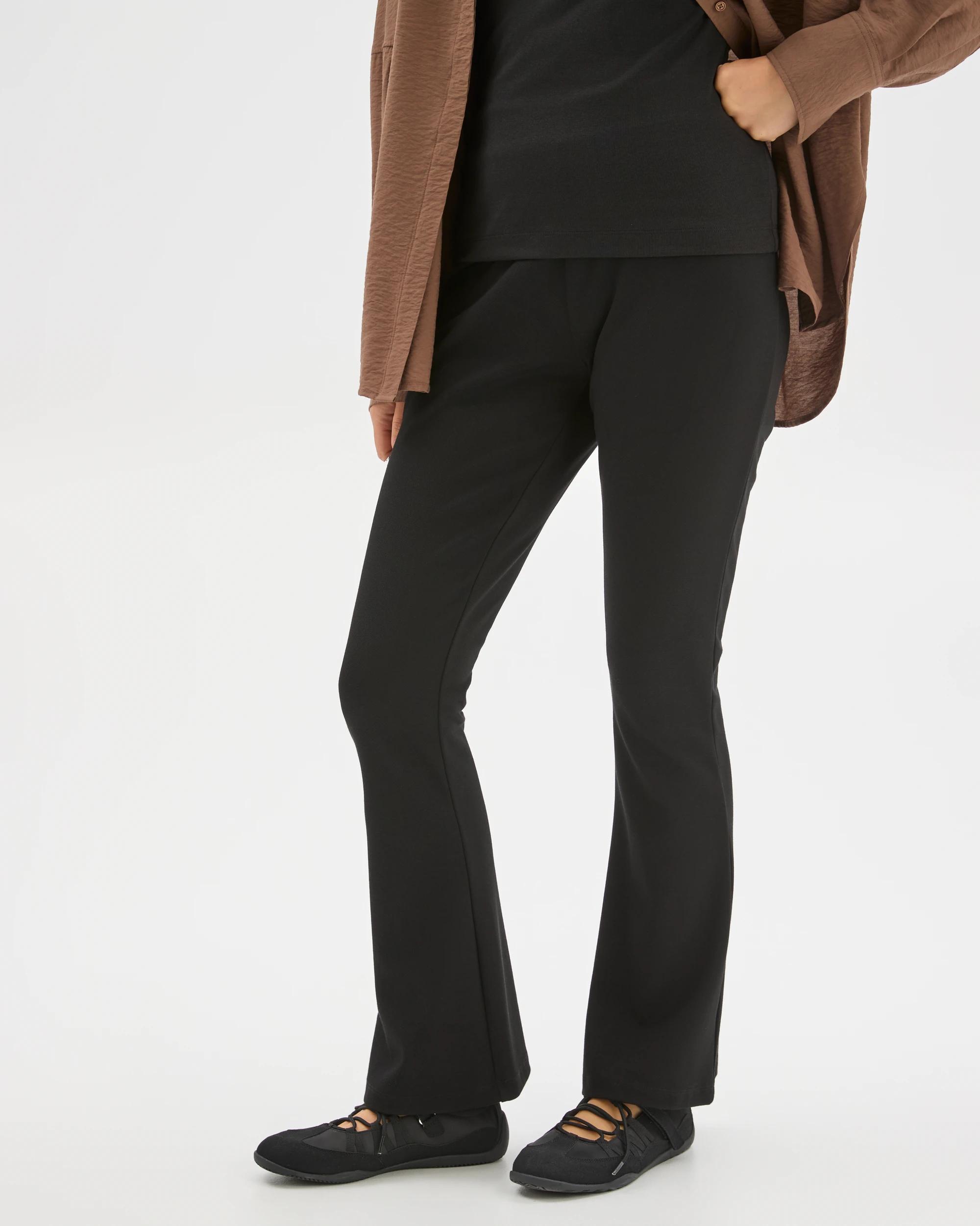 4 Target Woman Jersey Twill Kick Flare Leggings BLACK, 4 of 6