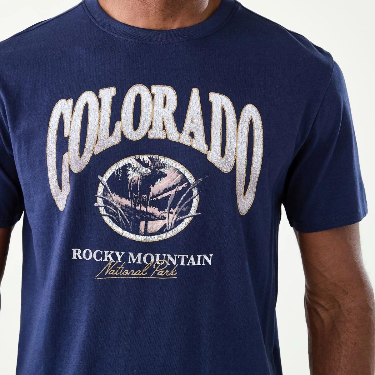 5 Print T-shirt Blu Night, 5 of 5
