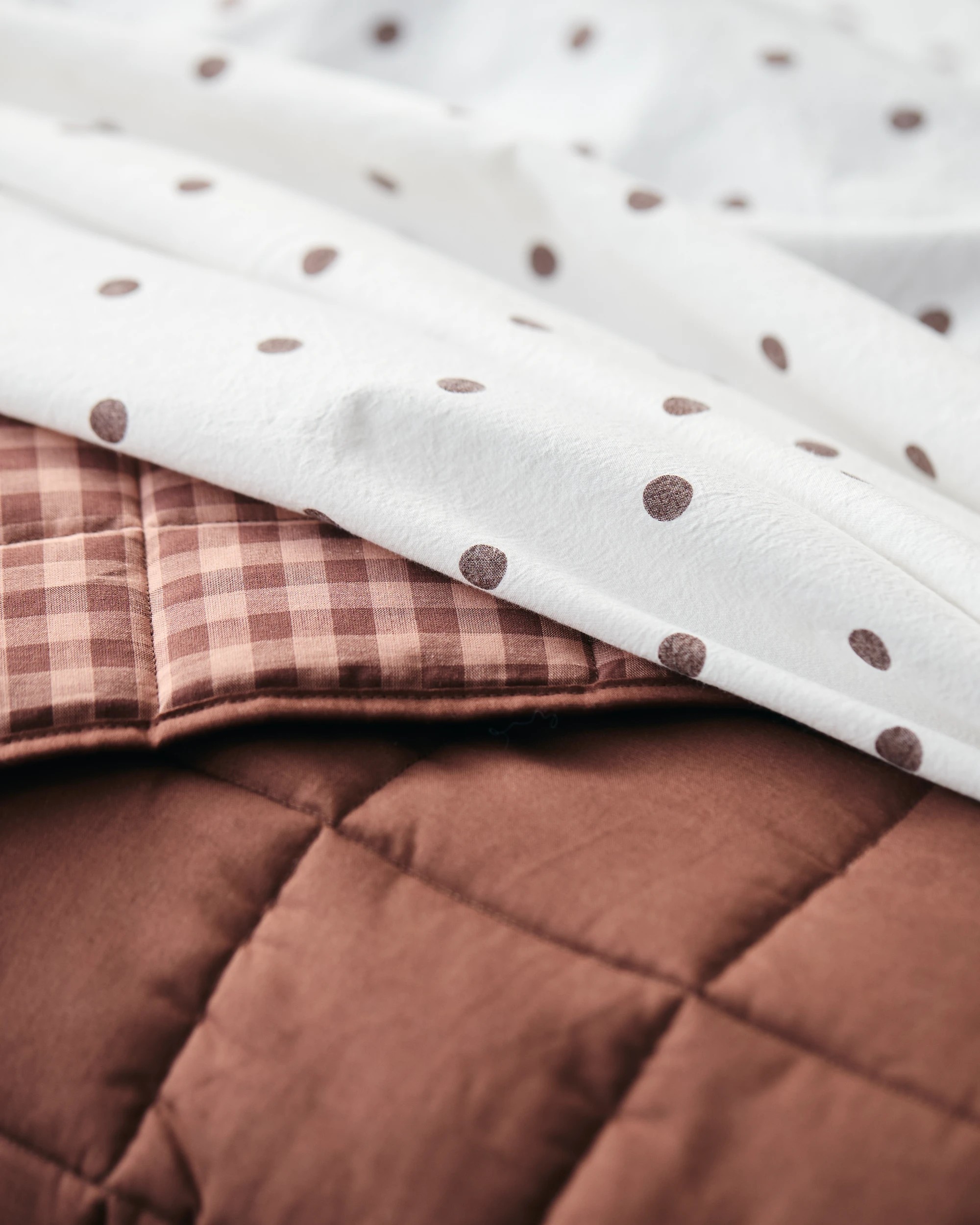 6 Target Hudson Gingham Cotton Coverlet Set - Super King Bed - Brown, 6 of 10