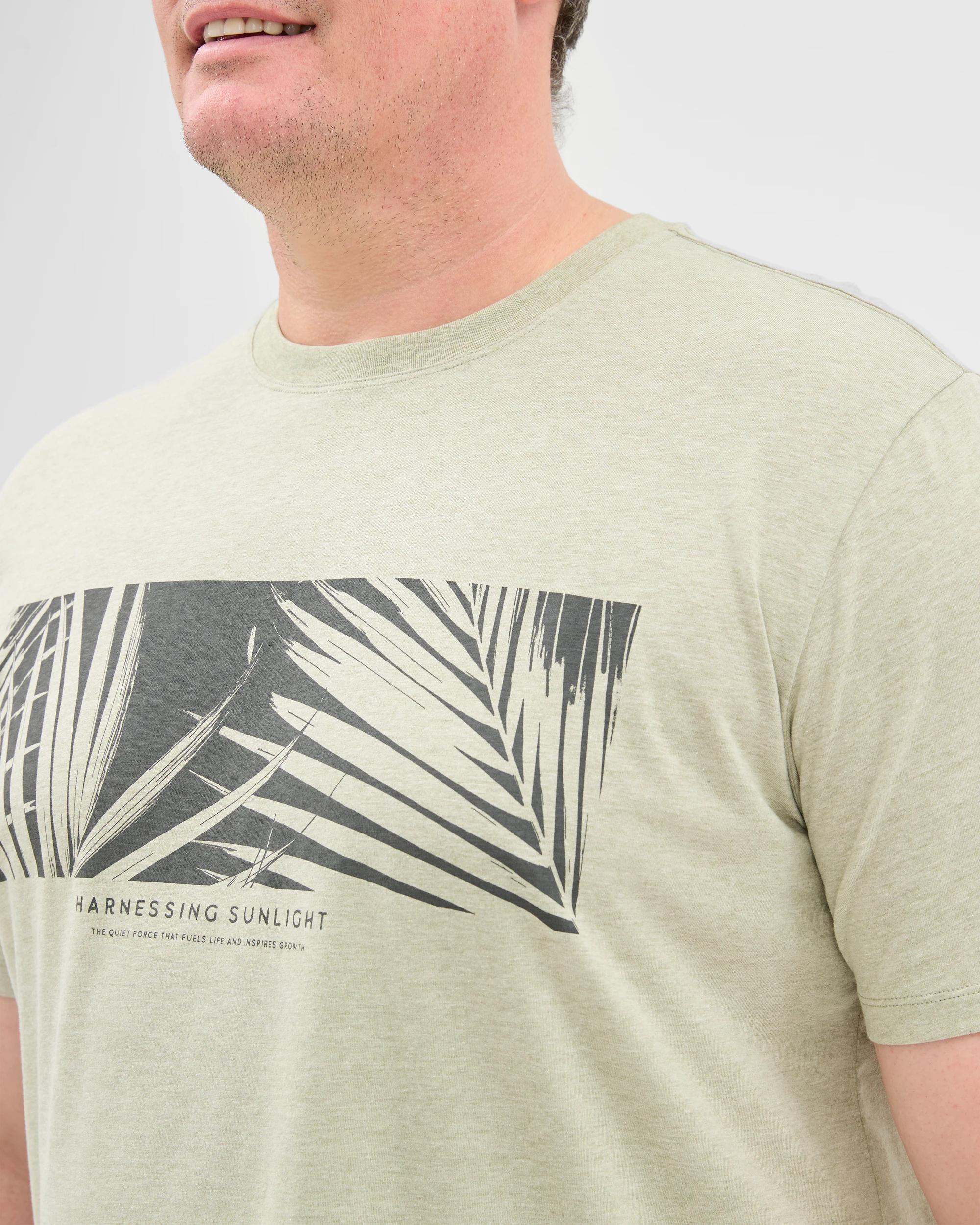 4 Target Plus Size Australian Cotton Rich T-shirt SEA GRASS, 4 of 5