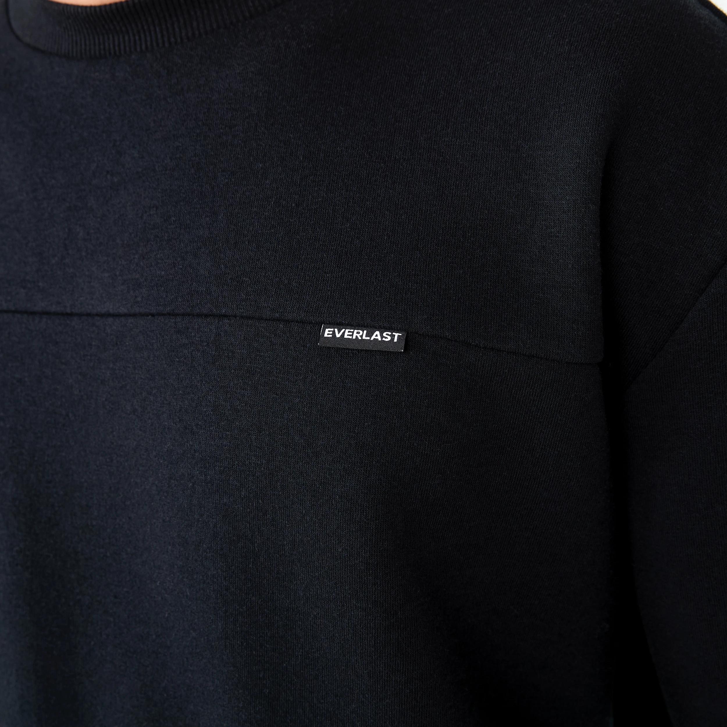 5 Everlast Mens Street Crew Neck Sweatshirt Black, 5 of 6