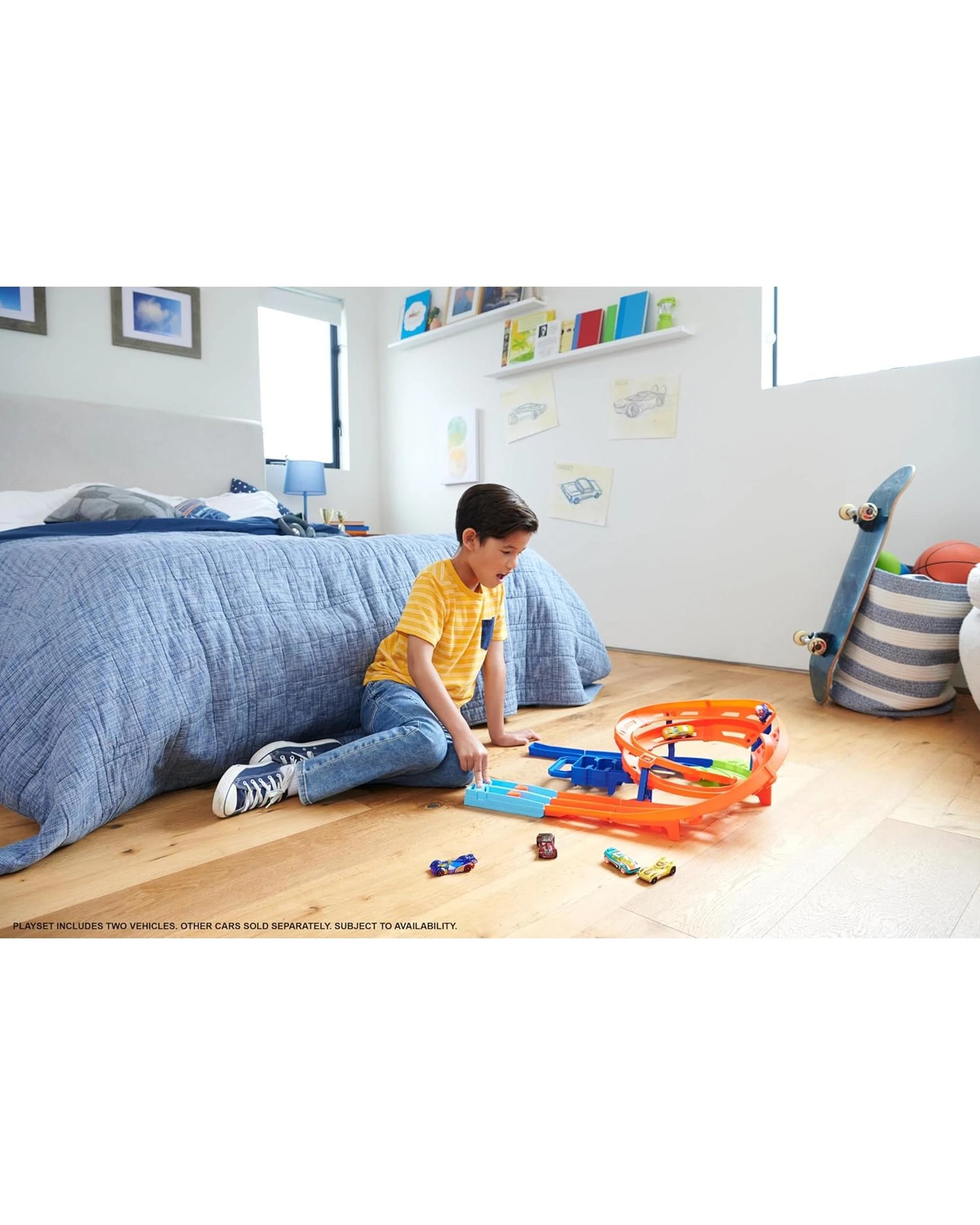 6 Hot Wheels Whip Around Raceway Playset, 6 of 7