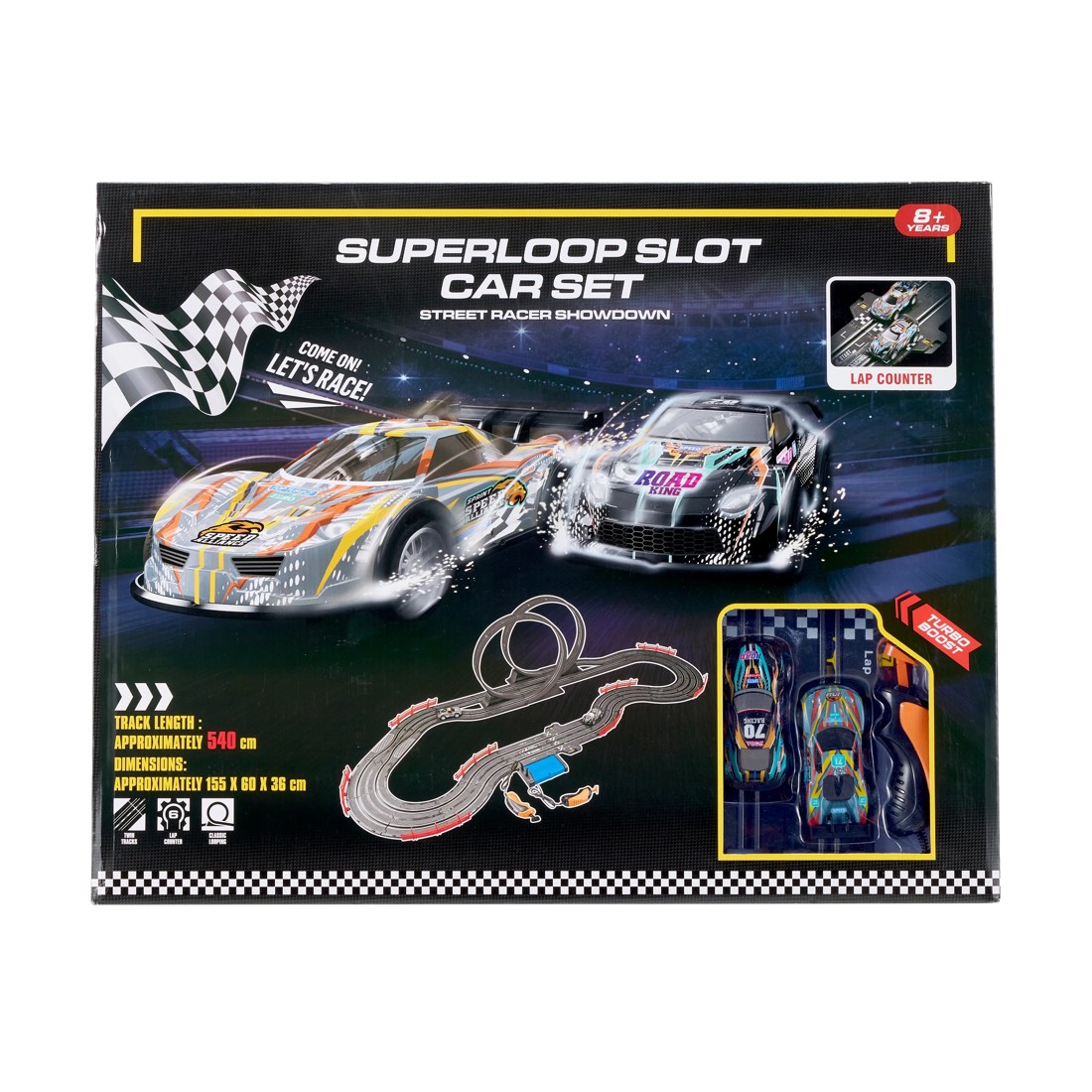9 Super Loop Slot Car Set, 9 of 10