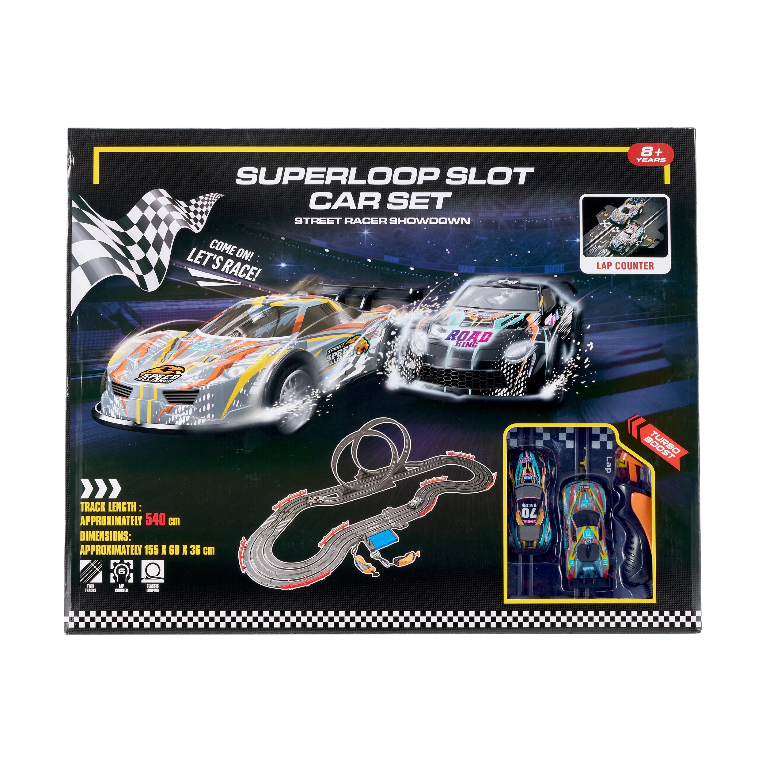 9 Super Loop Slot Car Set, 9 of 10