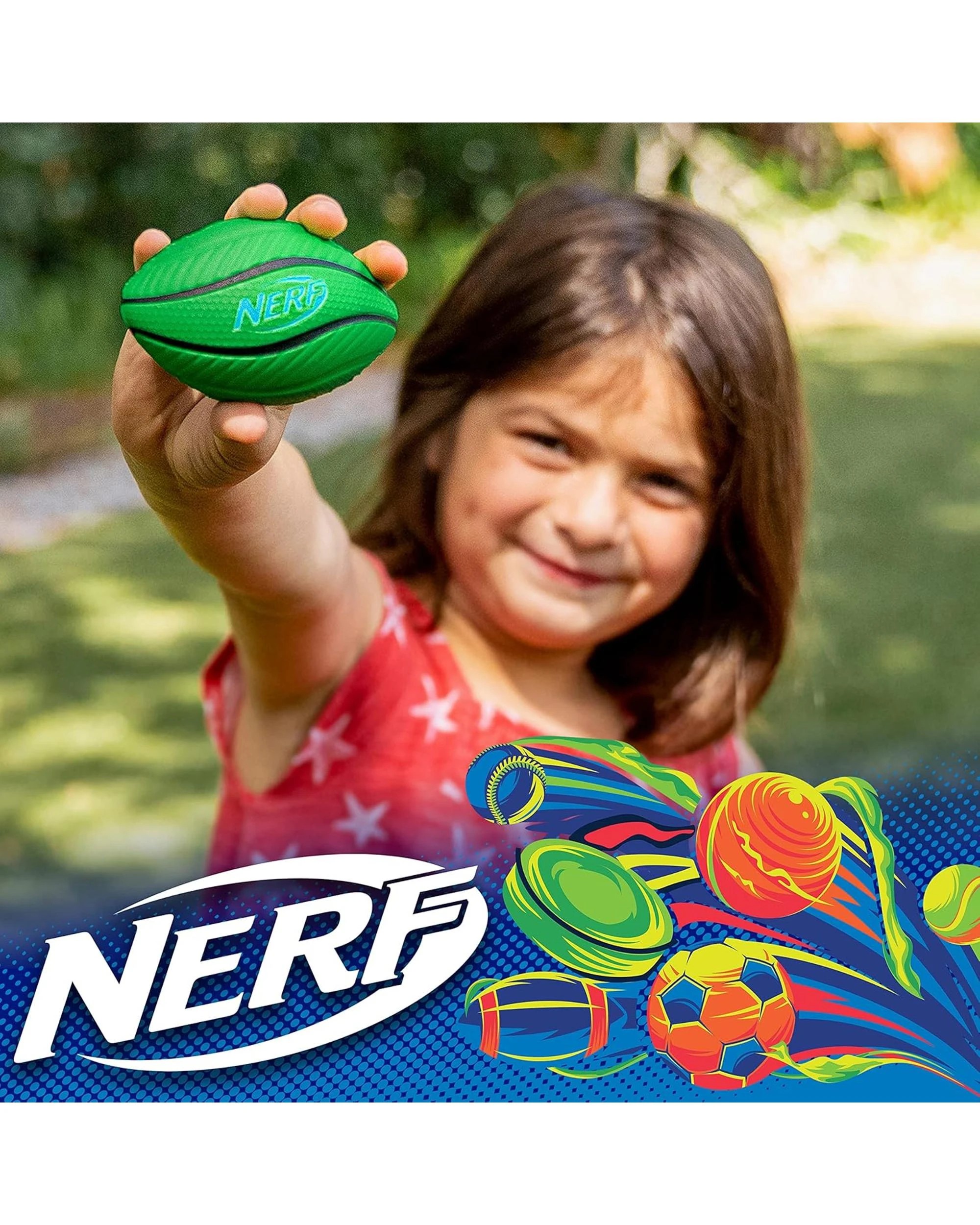 5 Nerf Micro Stress Foam Ball Assorted, 5 of 8