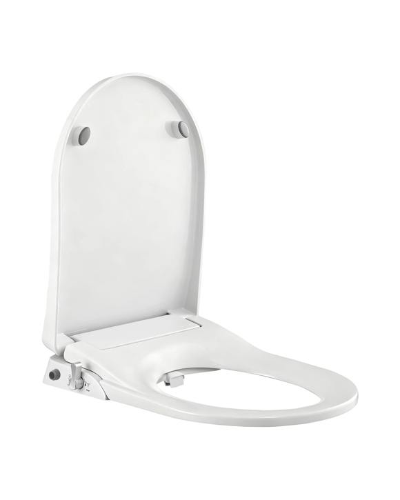 Cefito Non Electric Bidet Toilet Seat D-Shape - White