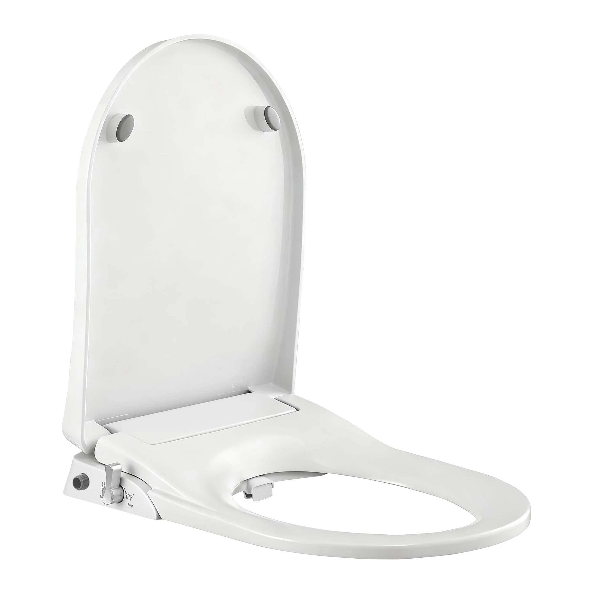 1 Cefito Non Electric Bidet Toilet Seat D-Shape - White, 1 of 8