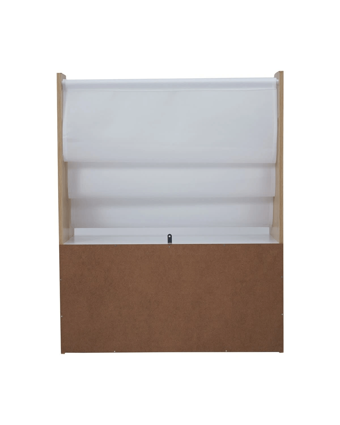 4 Oak Look and White Book Holder with Organiser, 4 of 9