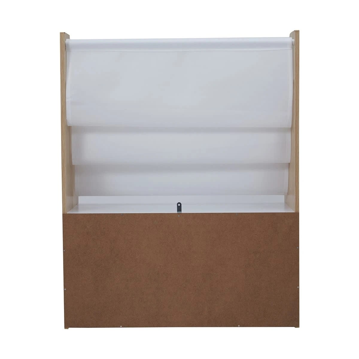 4 Oak Look and White Book Holder with Organiser, 4 of 9