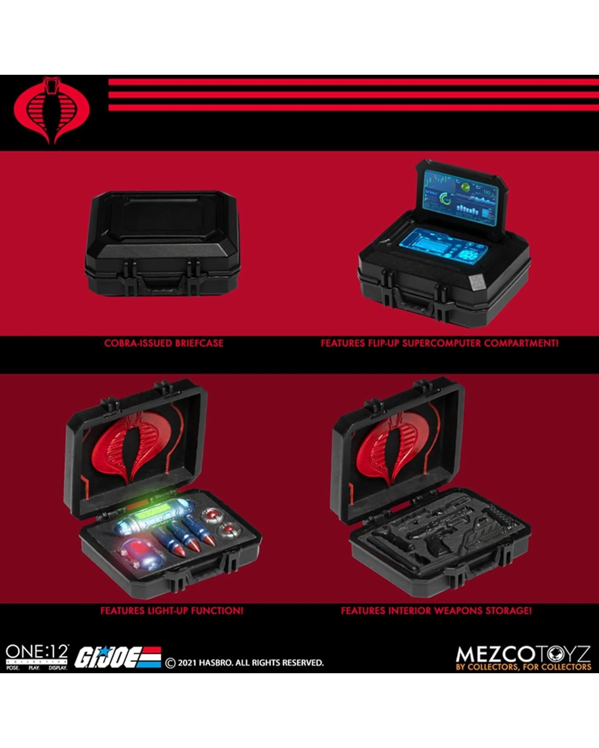 5 Mezco Toys G.I Joe Destro ONE:12 Collective Figure, 5 of 5