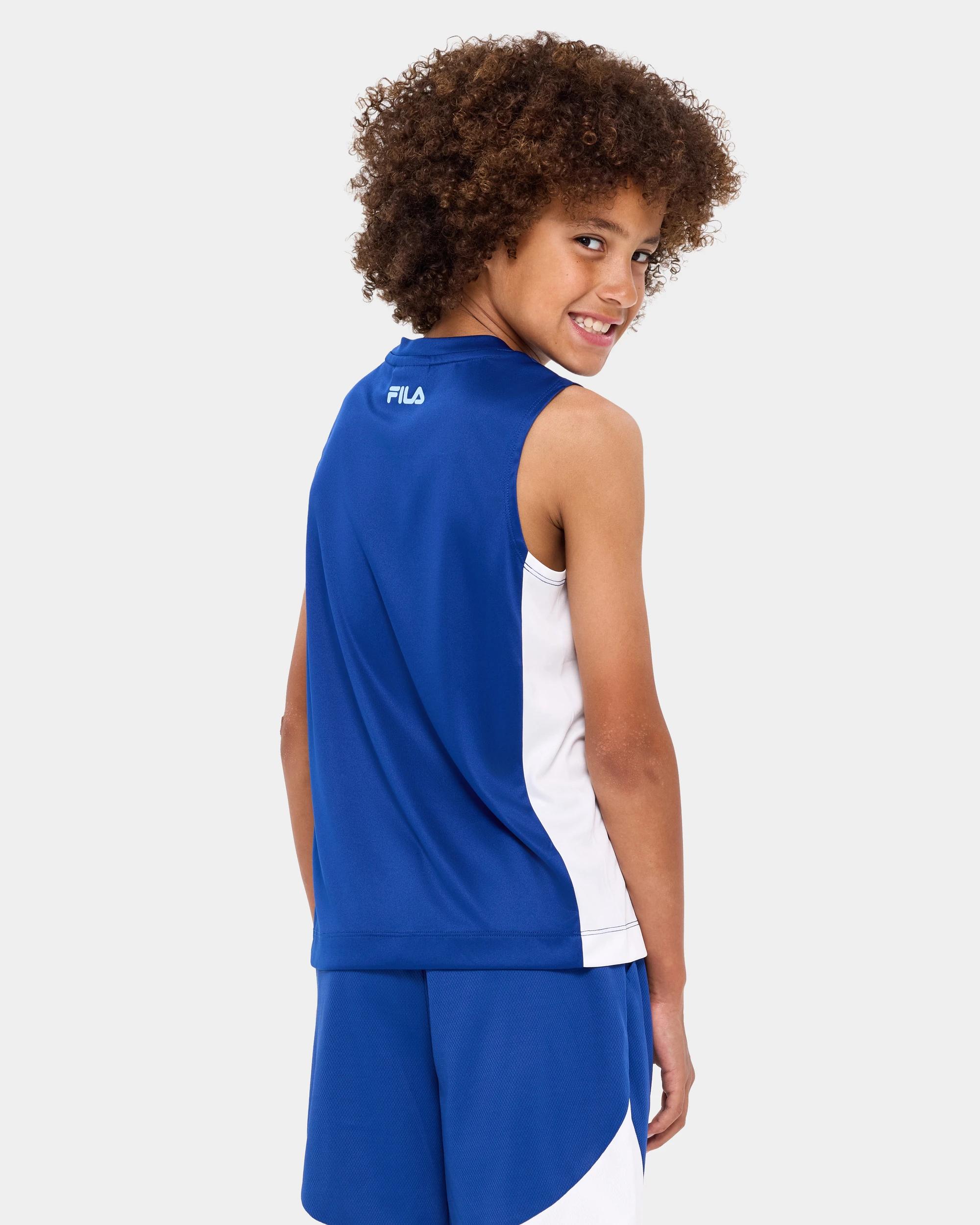 3 Fila Oscar Tank Top BLUE, 3 of 4