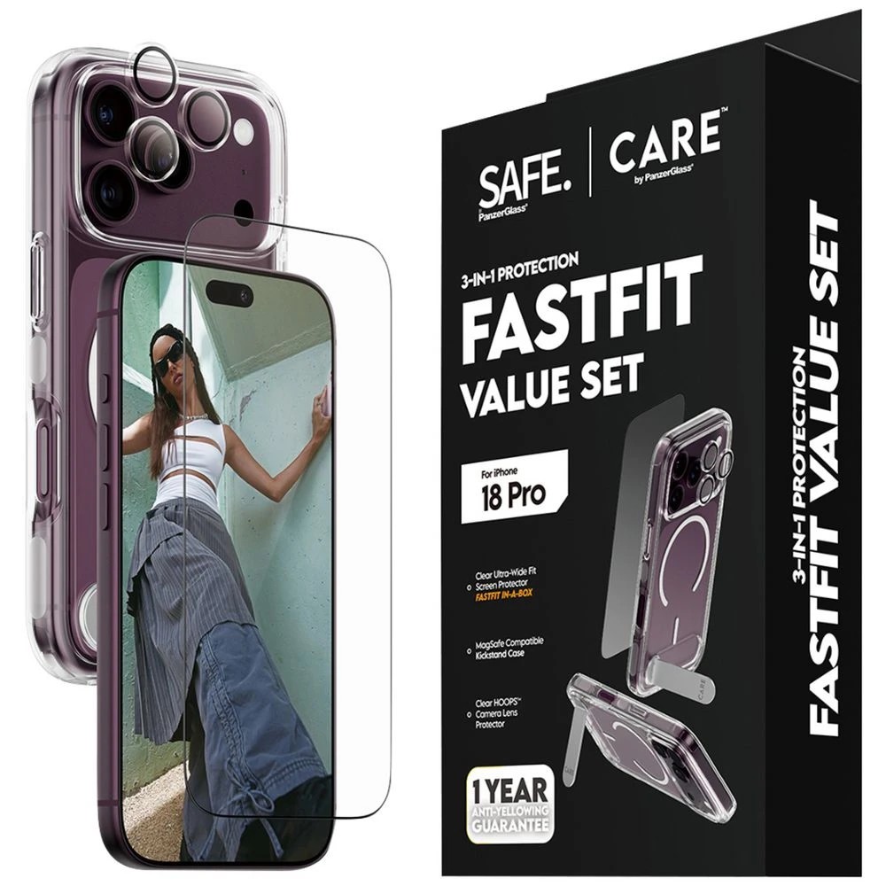 5 PanzerGlass 3-in-1 Protector Bundle iPhone 18 Pro, 5 of 5