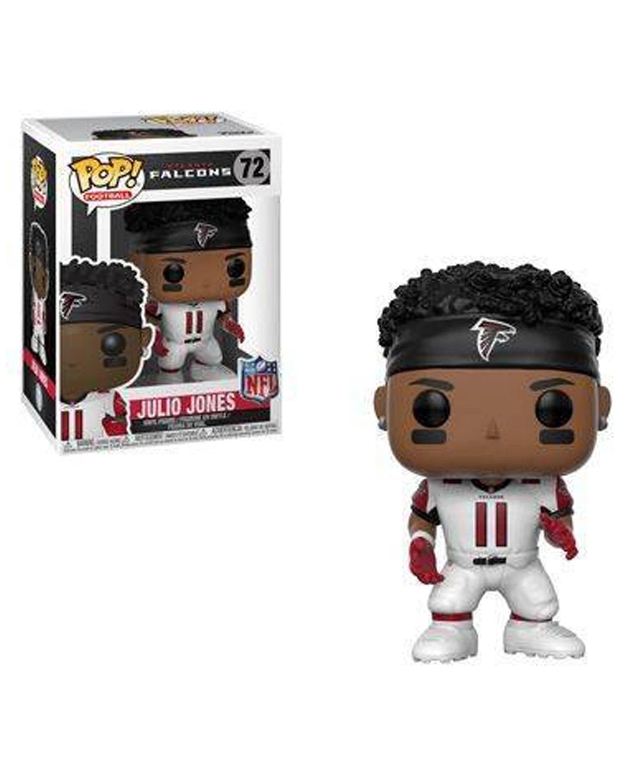 1 POP Julio Jones Pop Vinyl NFL Action Figure 10cm Sports Collectible Boxed - Multi, 1 of 3