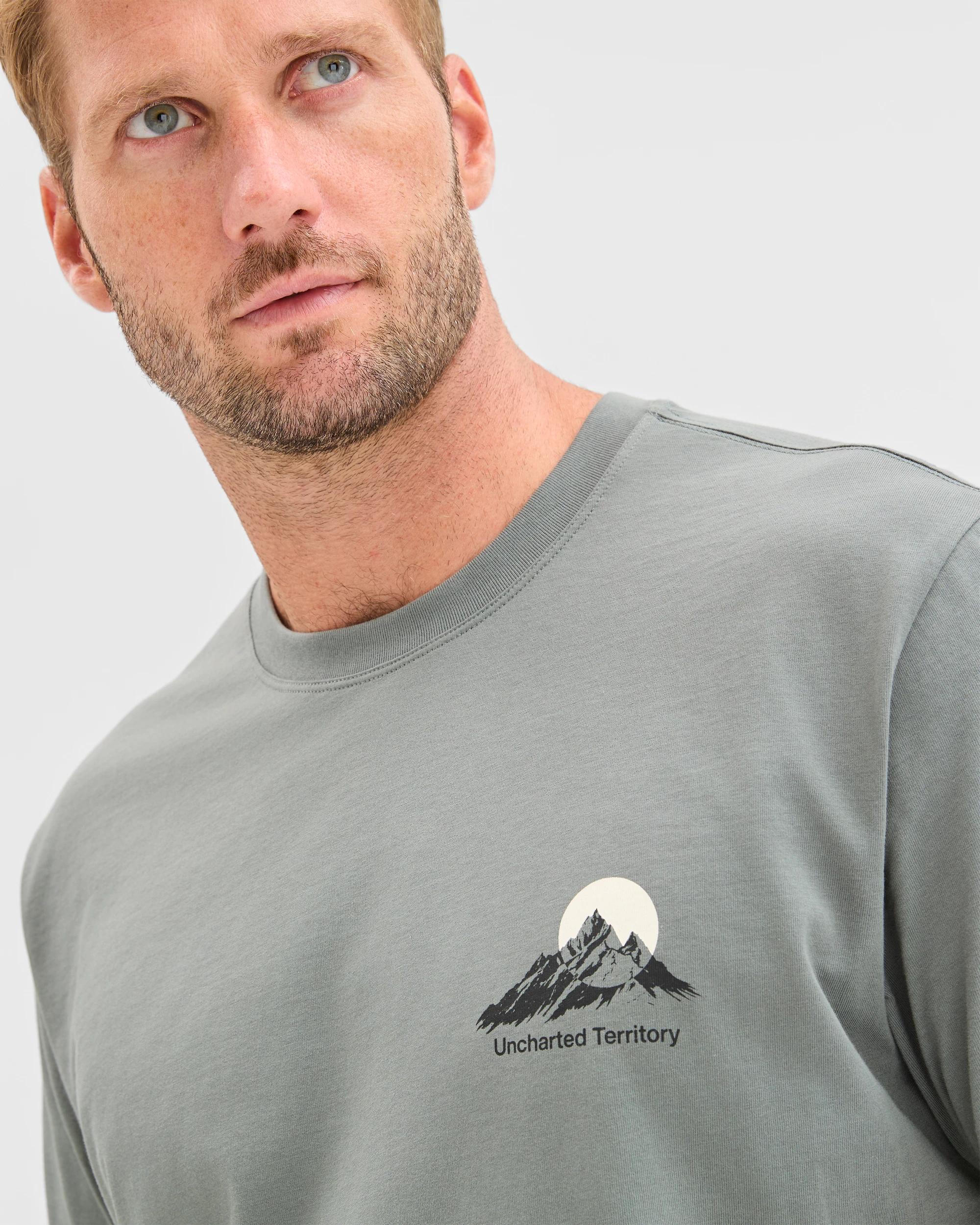 5 Target Man Australian Cotton Print T-Shirt GREEN UNCHARTED, 5 of 5