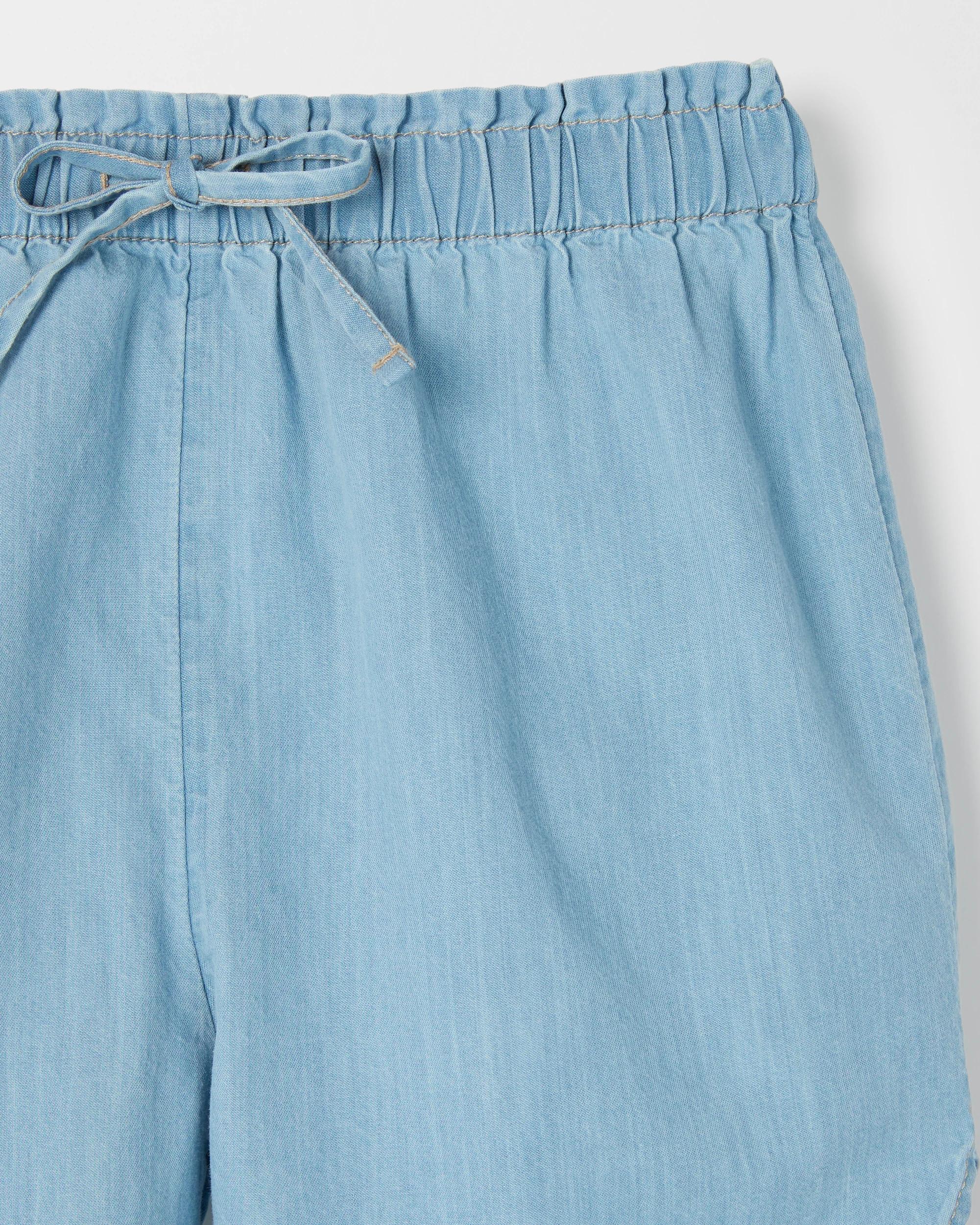 7 Target Kids Australian Cotton Chambray Shorts LIGHT WASH, 7 of 7